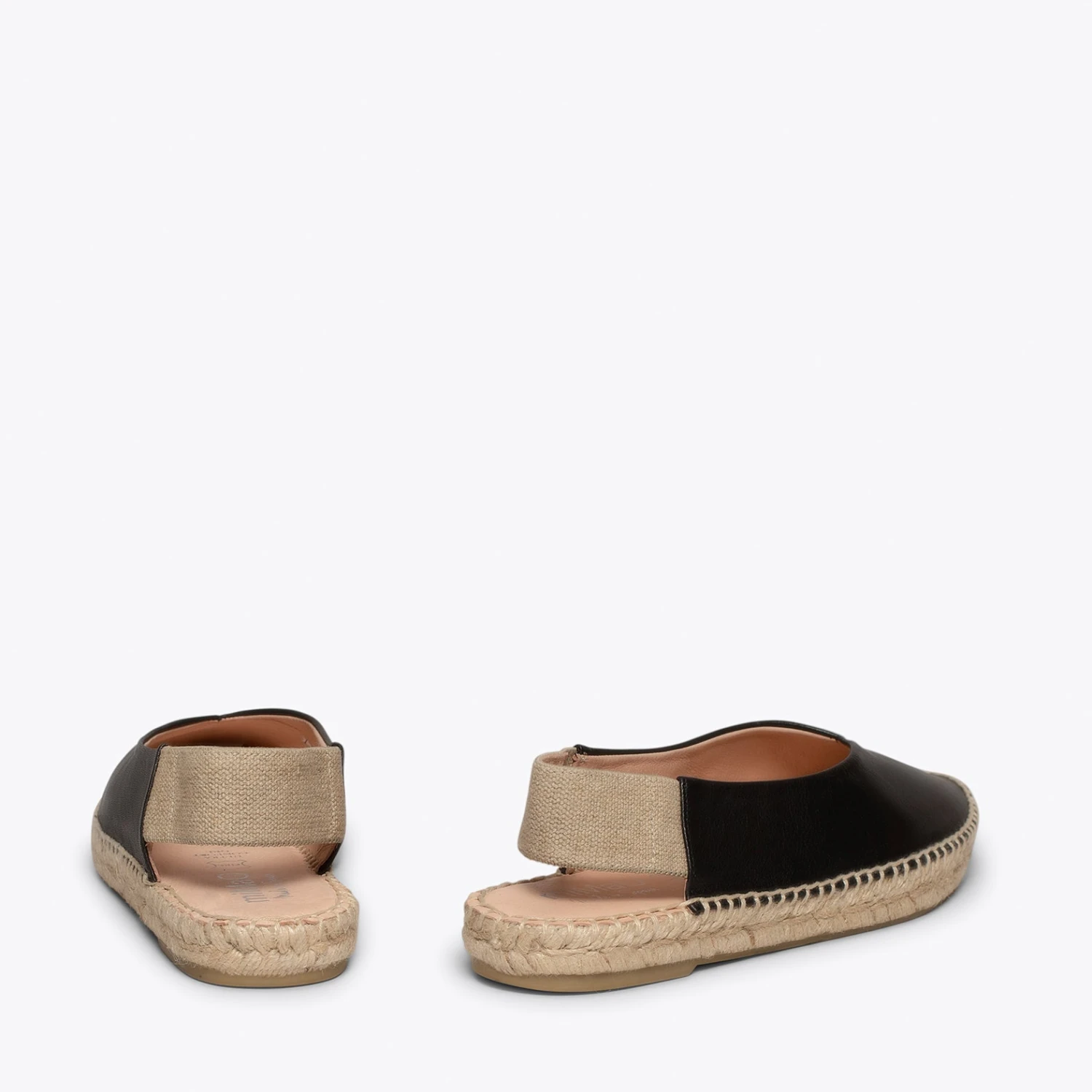 DENIA - Espadrilles Talon Ouvert NOIR – Image 4