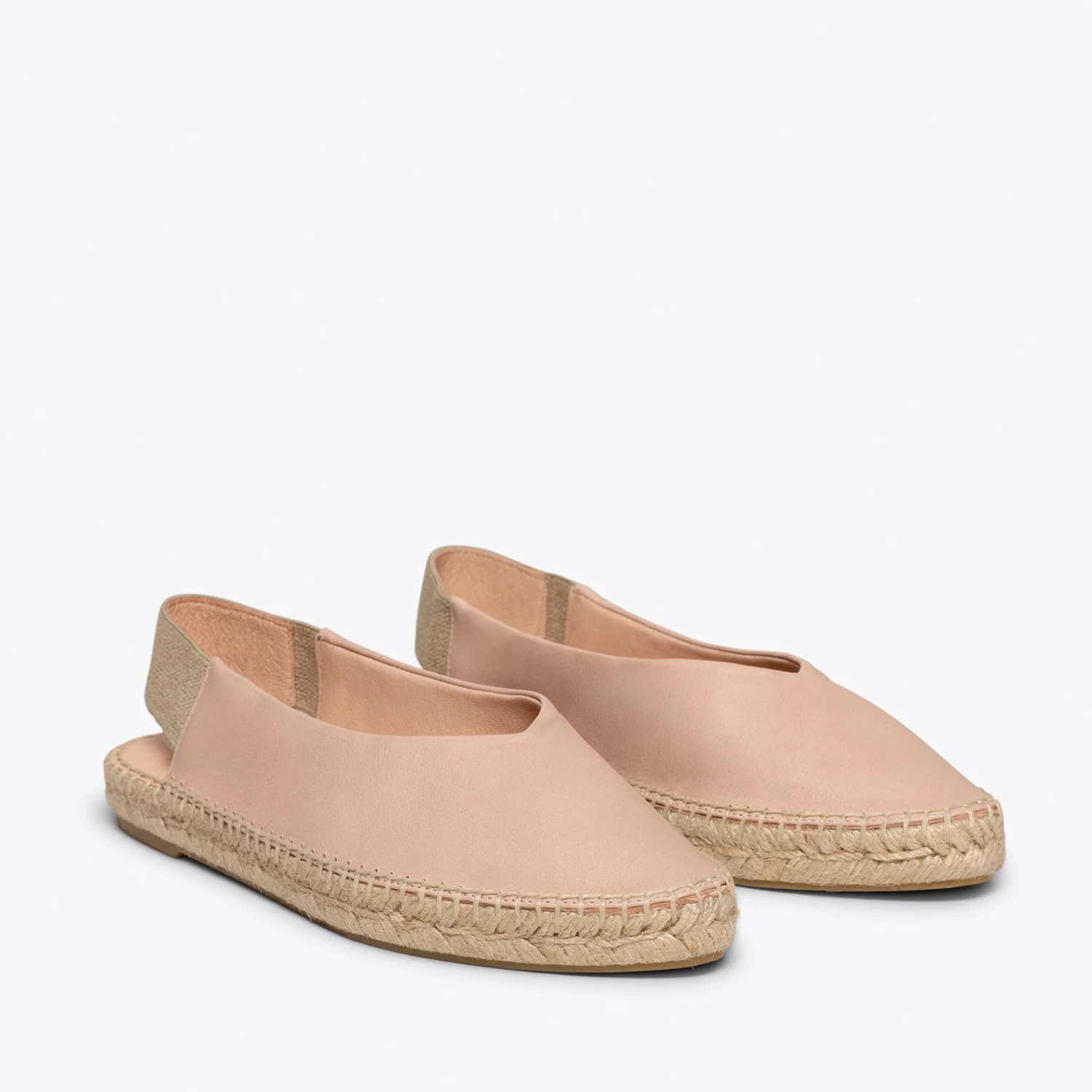 DENIA - Espadrilles Talon Ouvert NUDE – Image 2