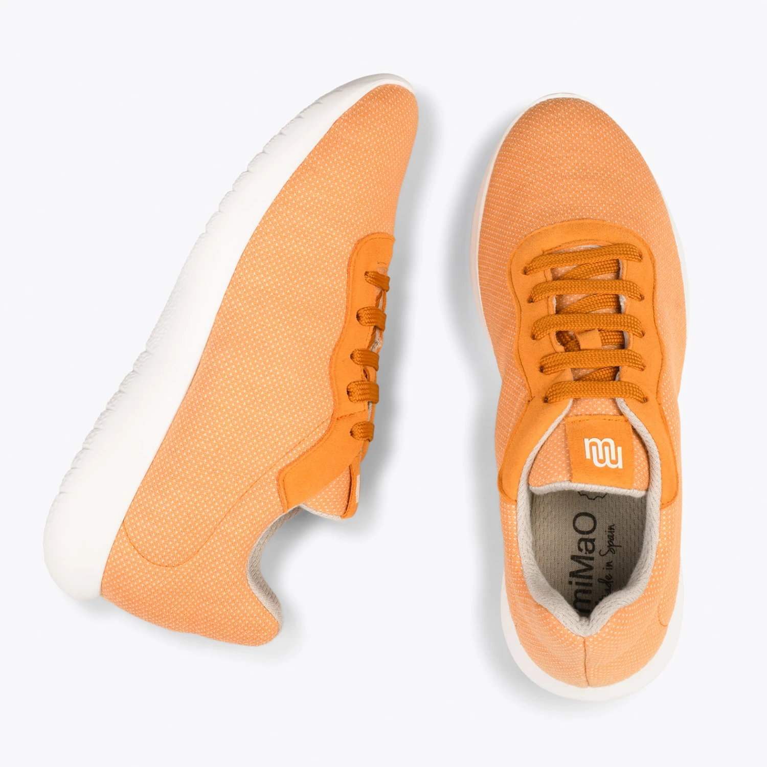 YOGA – Baskets En Laine Mérinos PÊCHE – Image 2