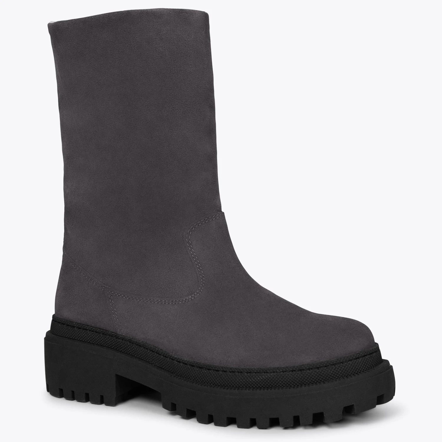 POLAR - Bottes GRIS En Cuir Hydrofuge – Image 5