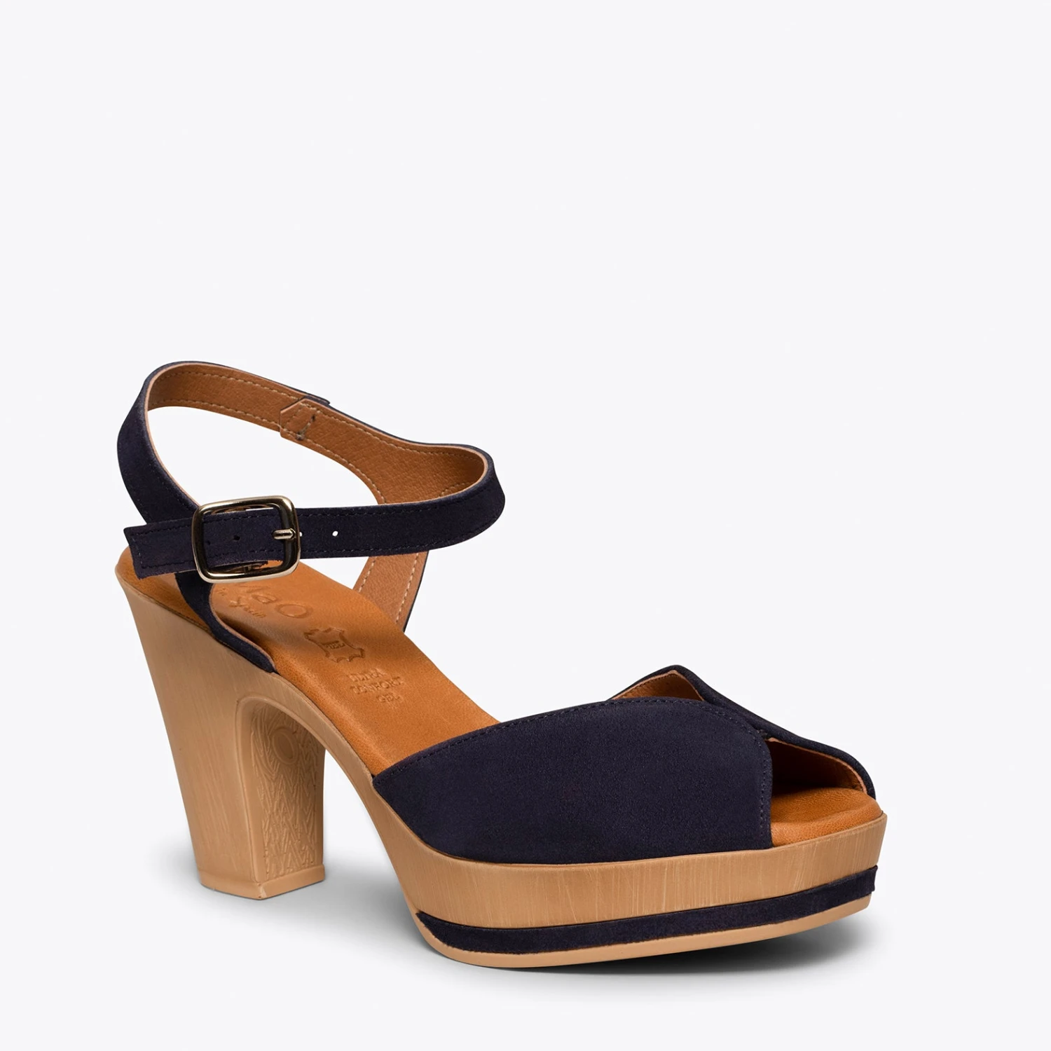 MENORCA - Sandales à Plateforme BLEU MARINE Et Talon Haut – Image 5
