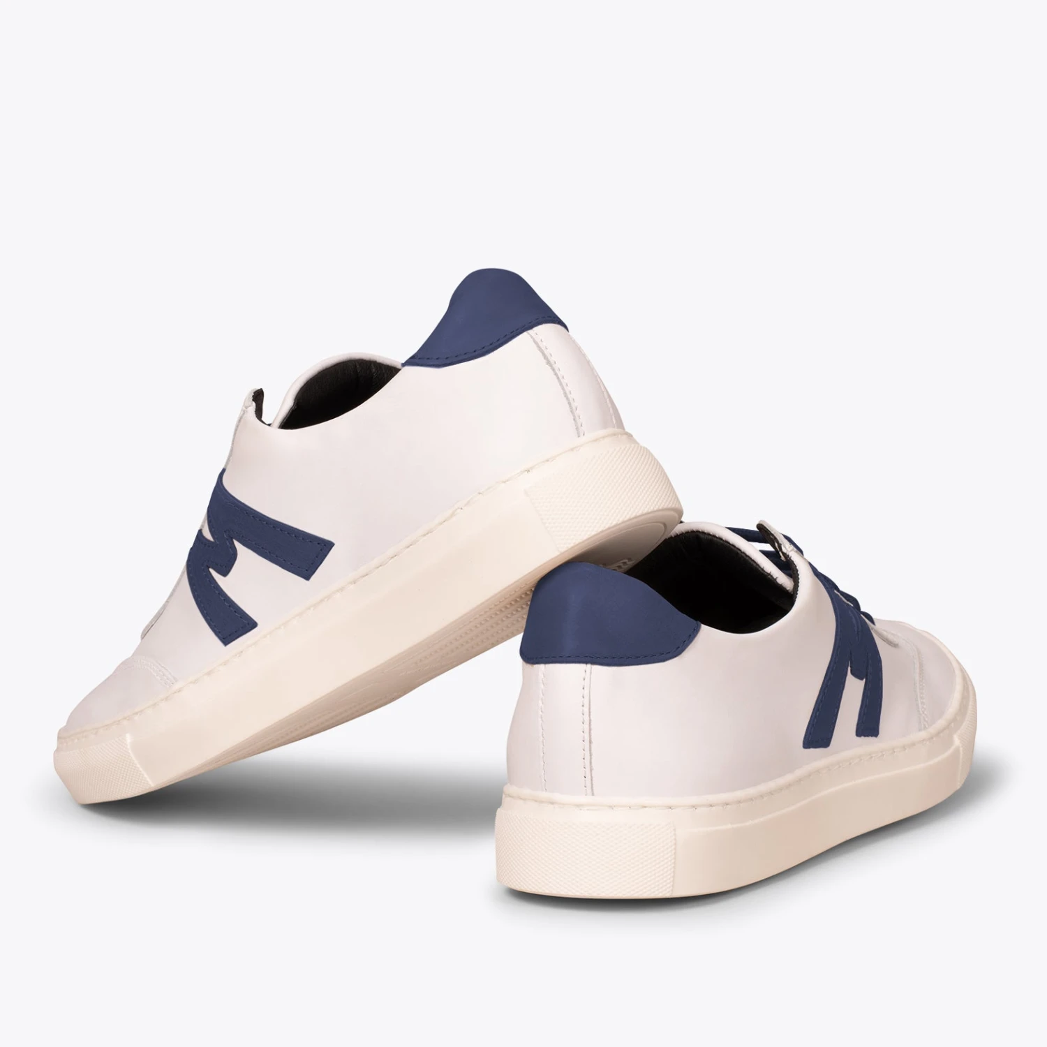 MONACO - Baskets Casual Pour Hommes Avec Logo BLEU MARINE â Image 3