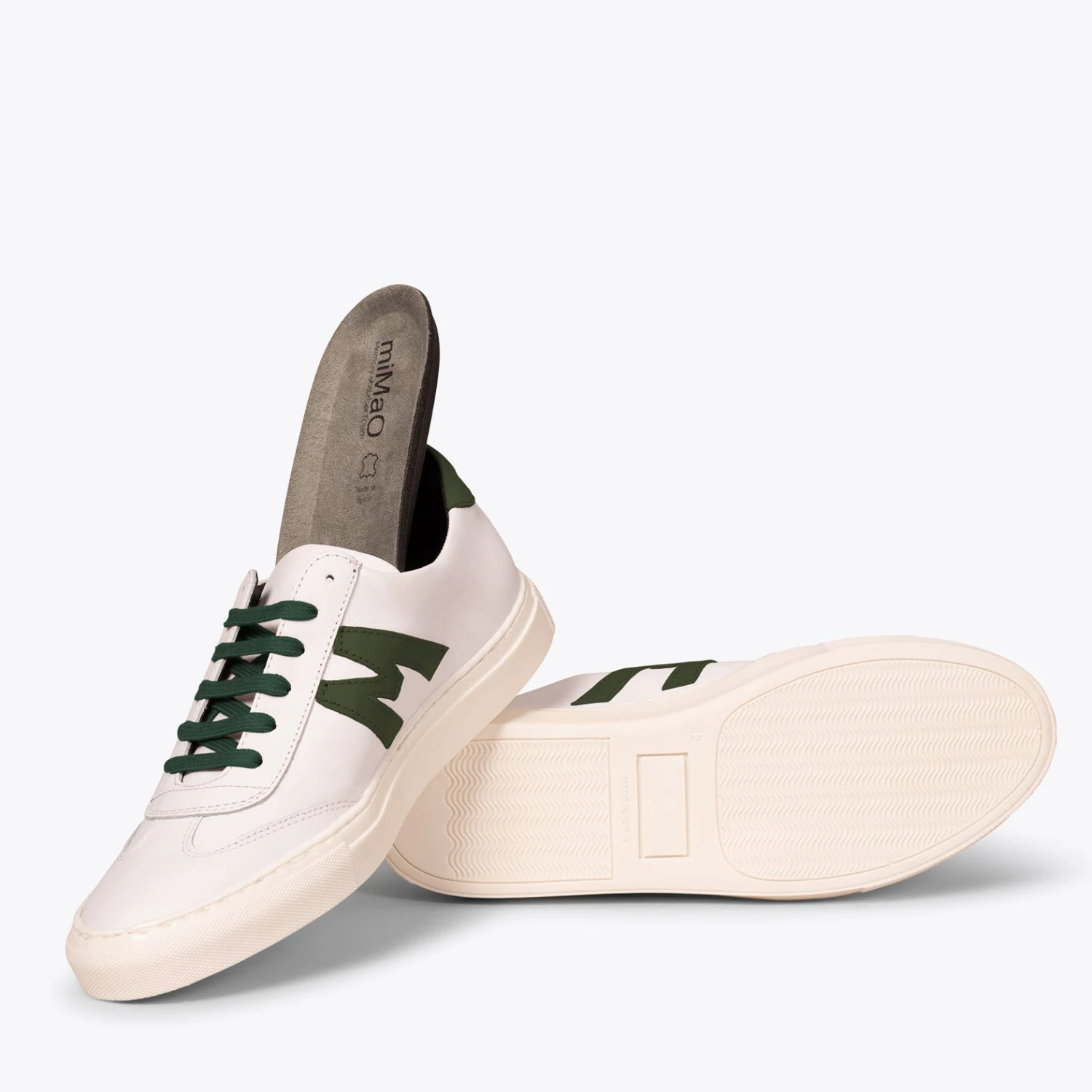 MONACO - Baskets Casual Pour Hommes Avec Logo KHAKI – Image 5
