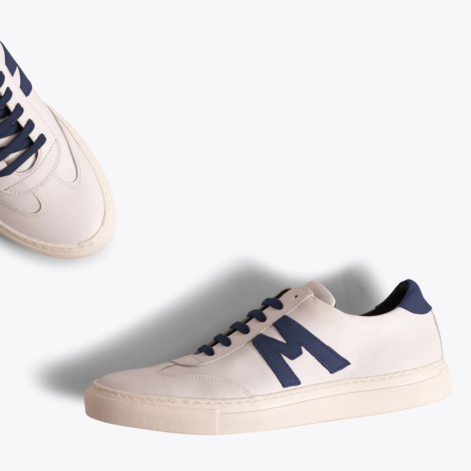 MONACO - Baskets Casual Pour Hommes Avec Logo BLEU MARINE â Image 2
