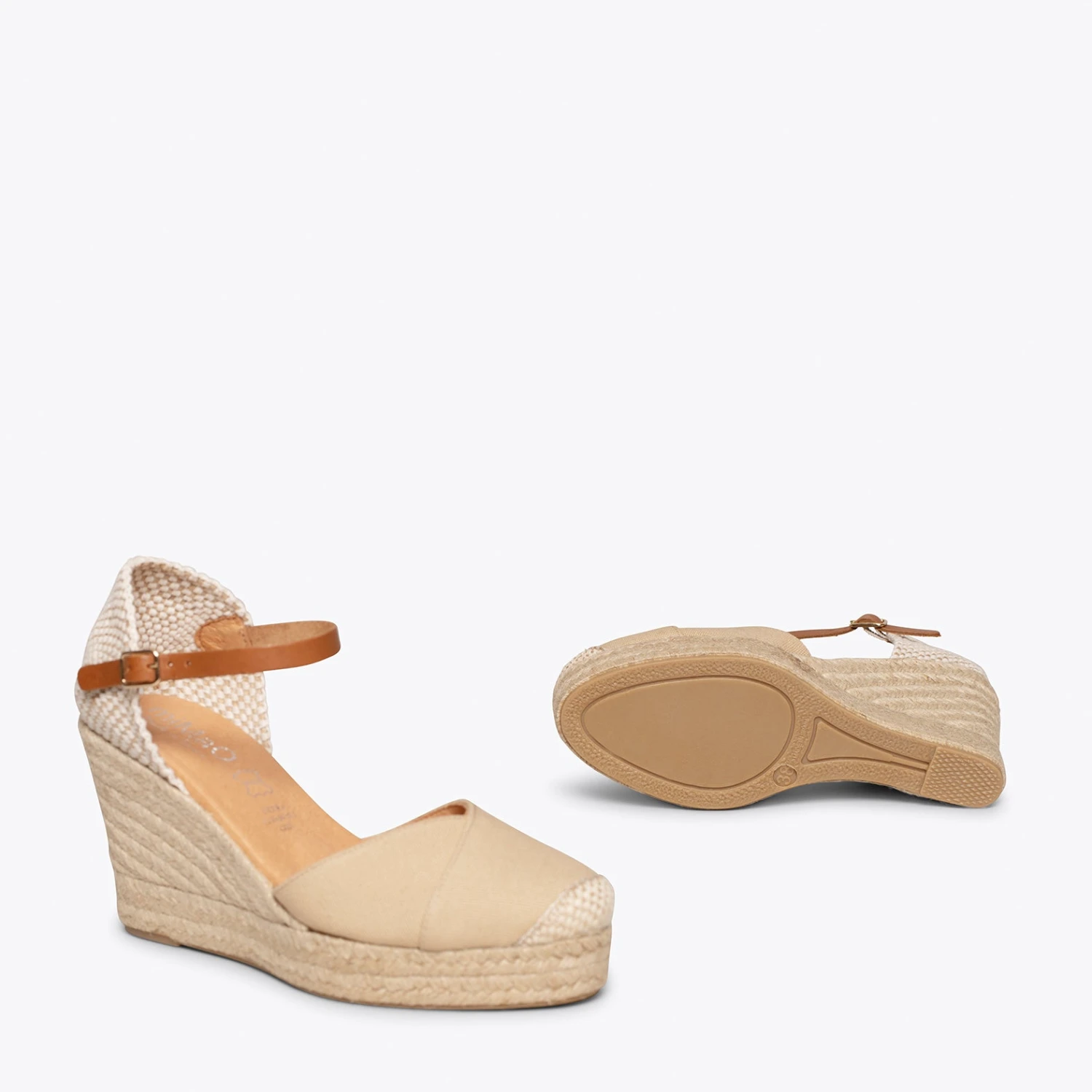 IBIZA - Espadrilles BEIGE Talon Haut – Image 6