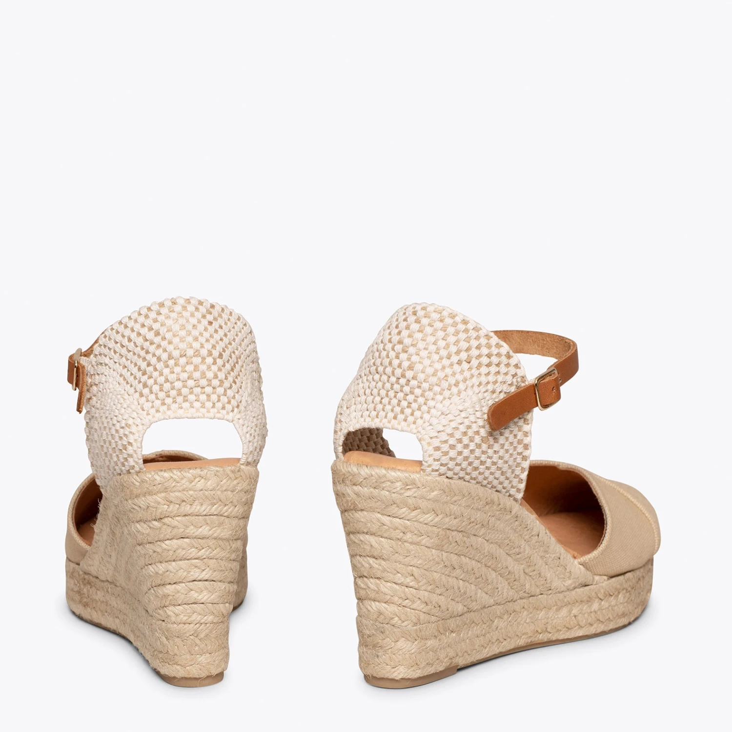 IBIZA - Espadrilles BEIGE Talon Haut – Image 4