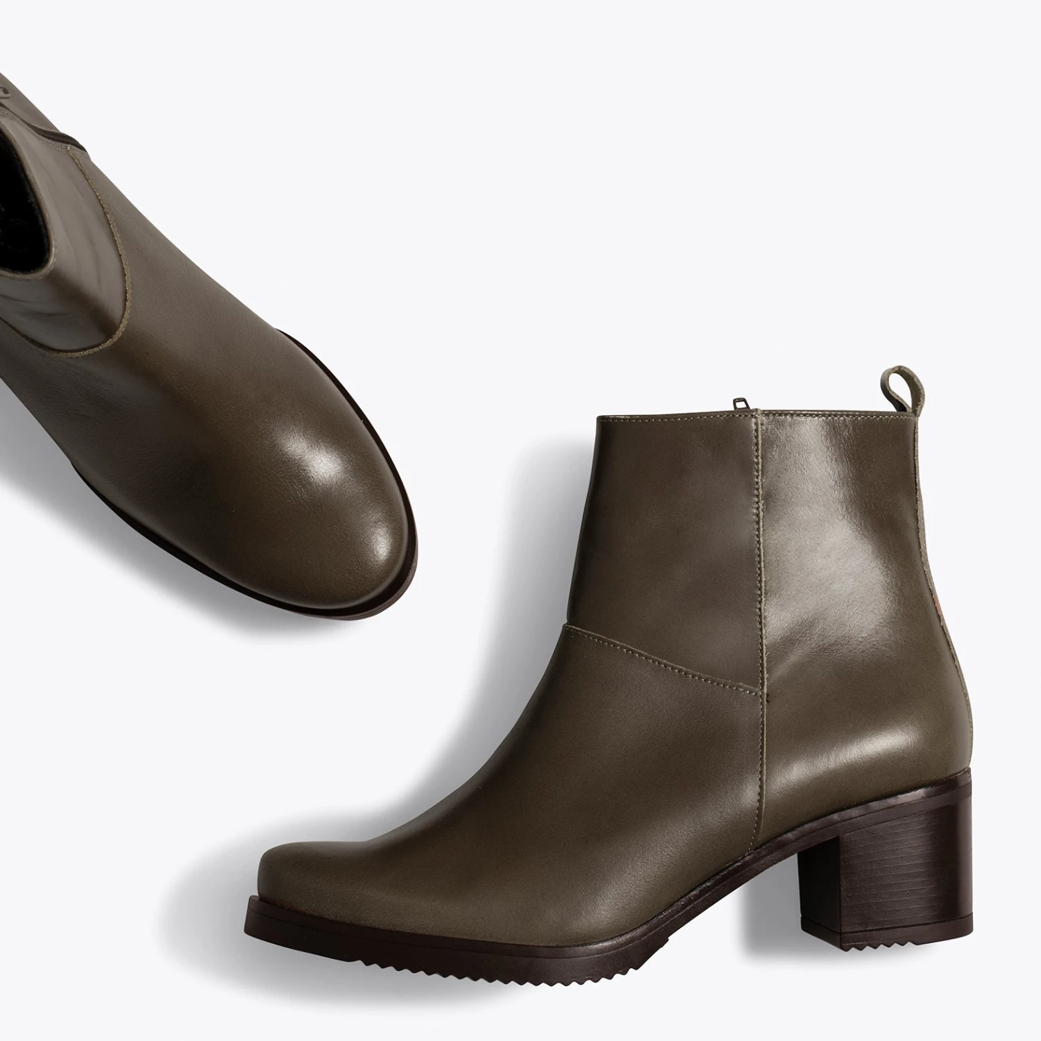 STEP - Bottine TAUPE Avec Talon – Image 3