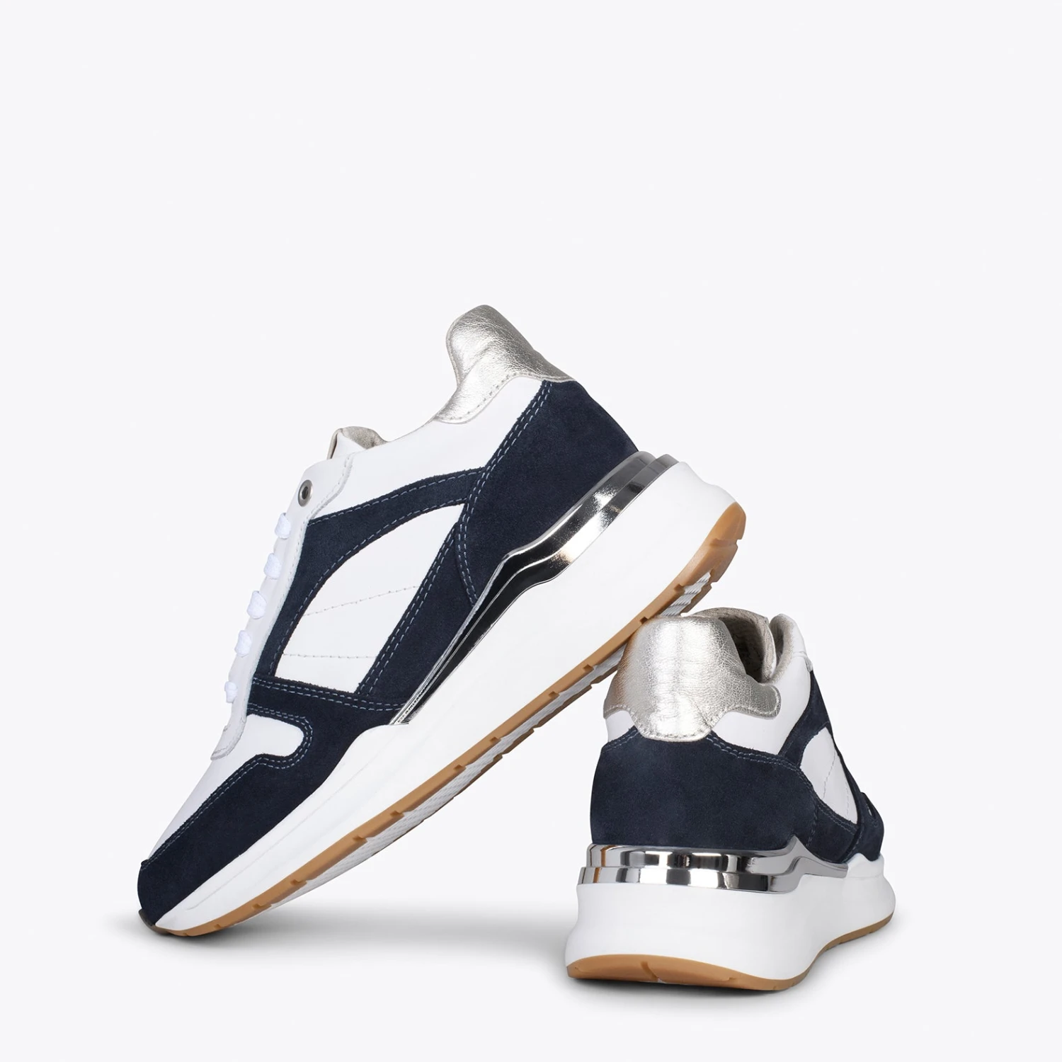 FREEDOM – Baskets Hautes à Semelle Amovible BLEU – Image 3