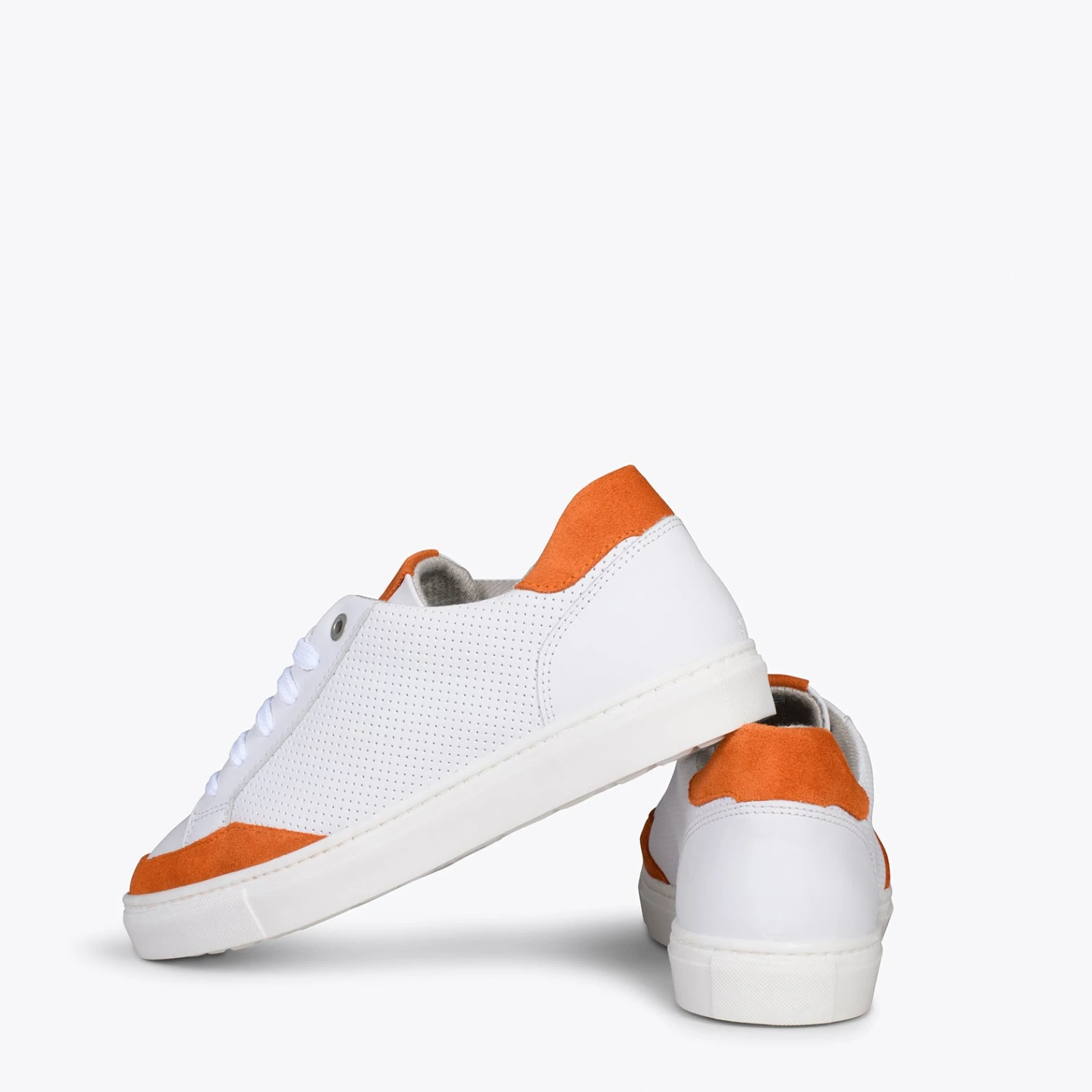 SNEAKER MIL PUNTOS – Tennis Casual Pour Femme ORANGE – Image 3