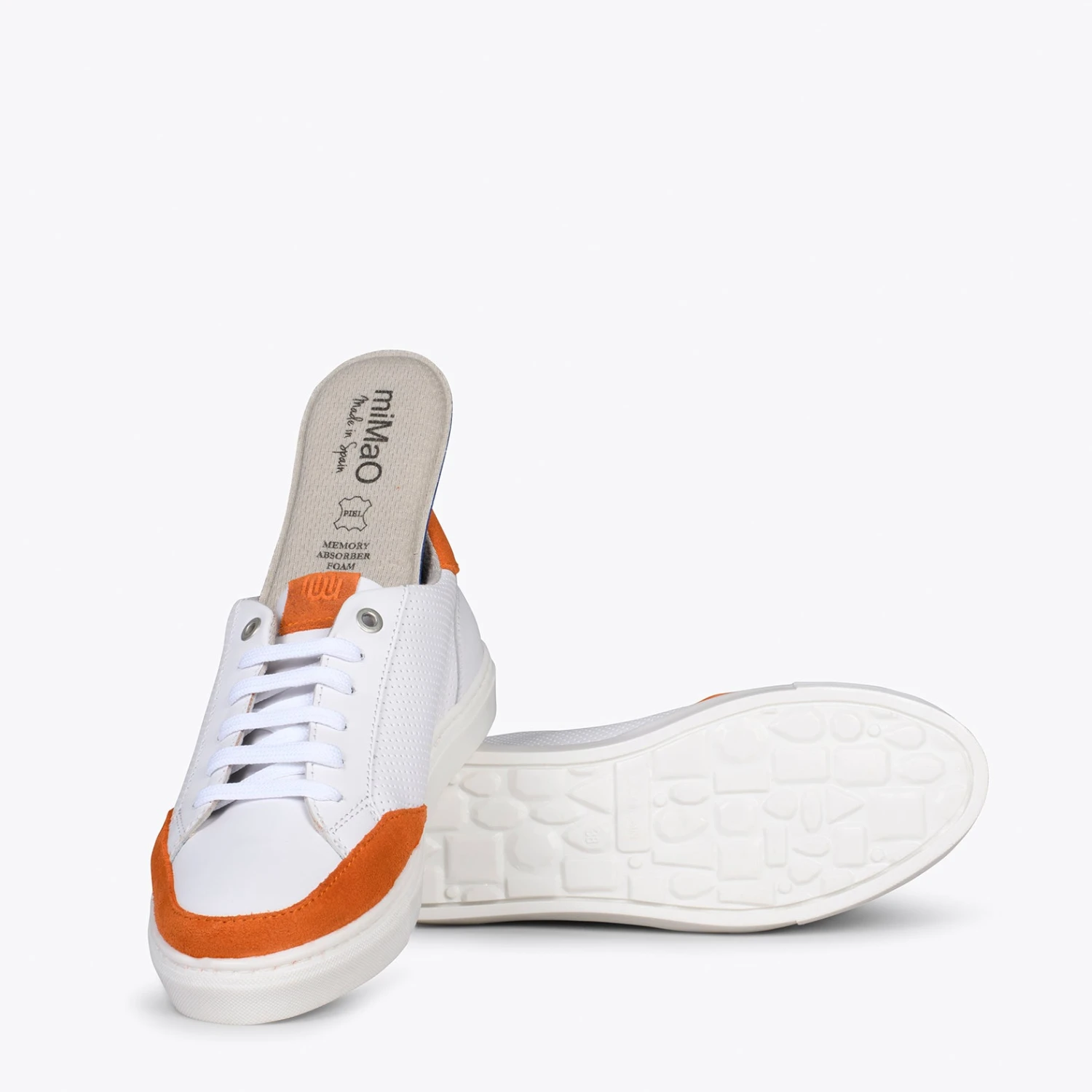 SNEAKER MIL PUNTOS – Tennis Casual Pour Femme ORANGE – Image 5