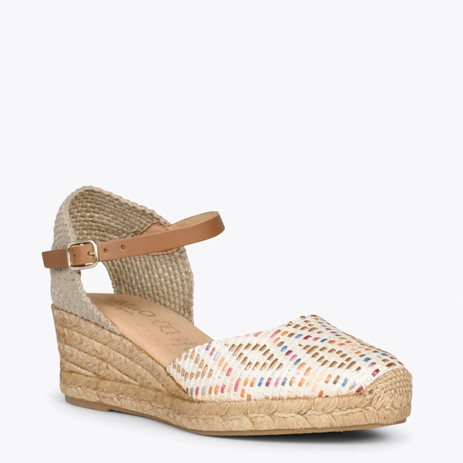 JAVEA – Espadrilles Compensées En Raphia OS – Image 4