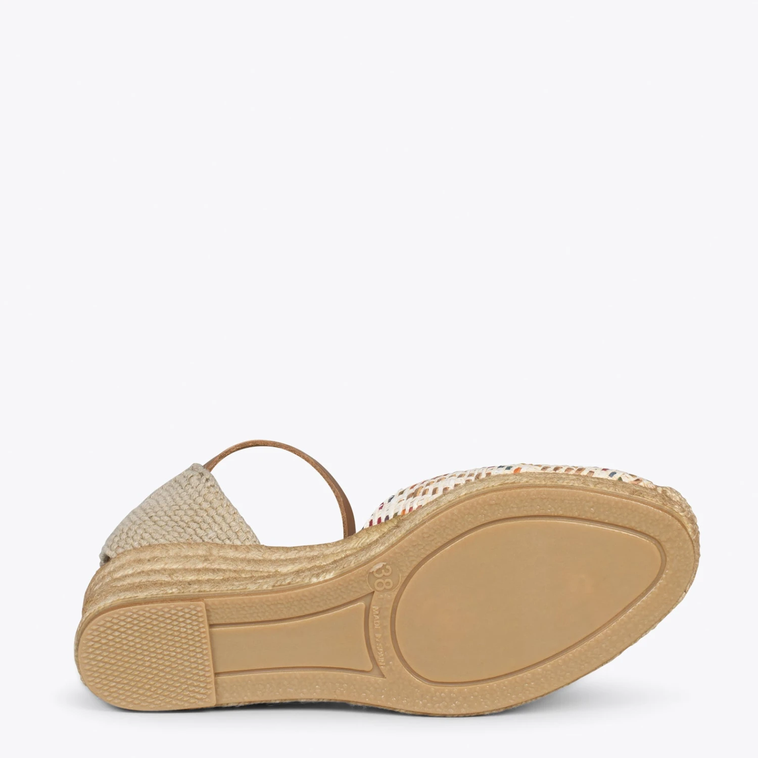 JAVEA – Espadrilles Compensées En Raphia OS – Image 5