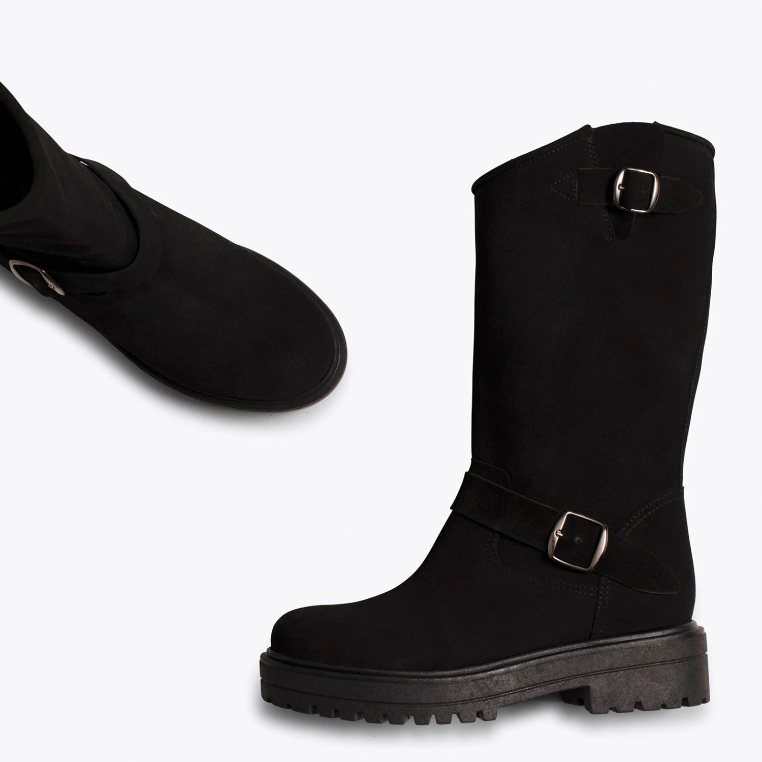 RAIN - Bottes Hautes NOIR Avec Plateforme – Image 2