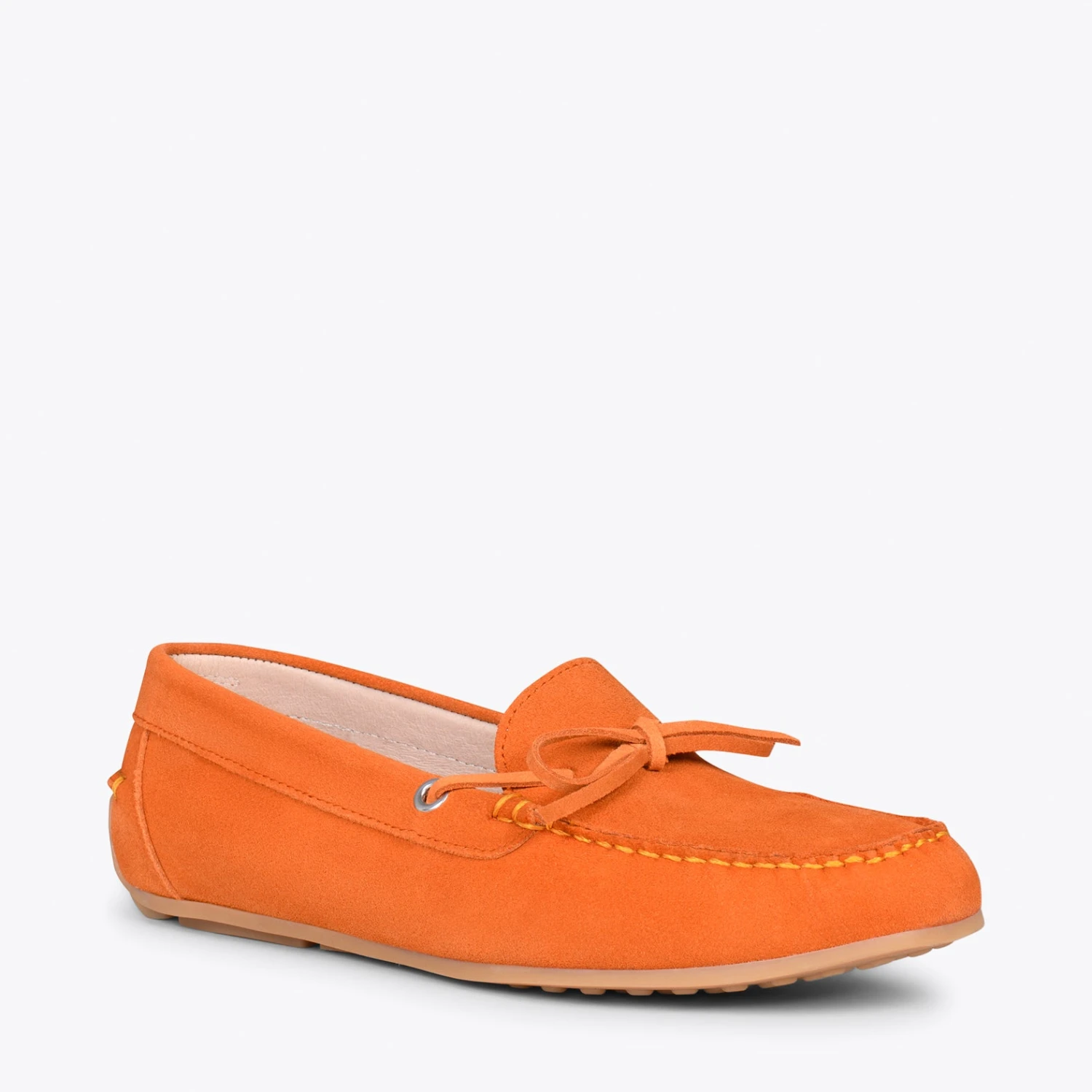 BOUCLE – Mocassins Pour Femme à Semelle Amovible ORANGE – Image 5