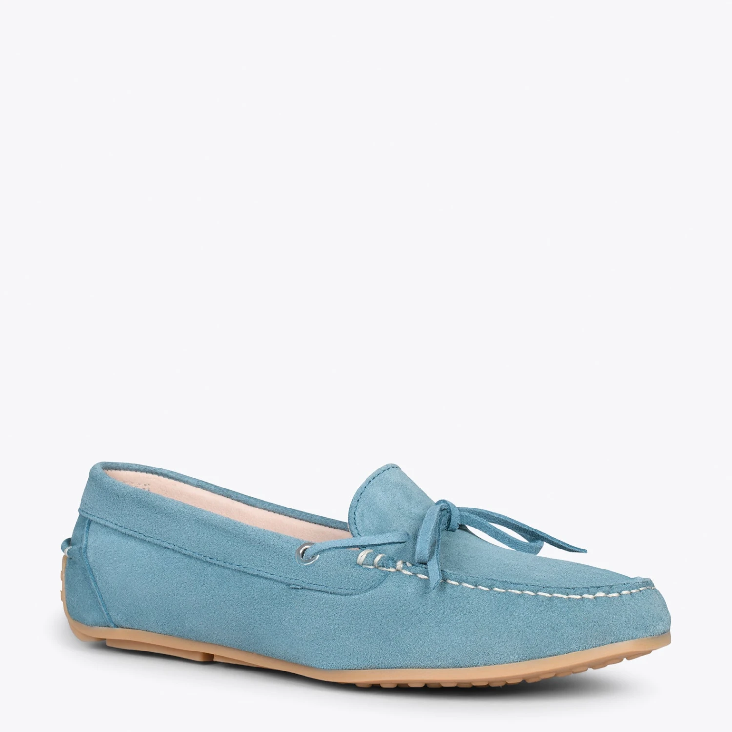 BOUCLE – Mocassins Pour Femme à Semelle Amovible BLEU – Image 4