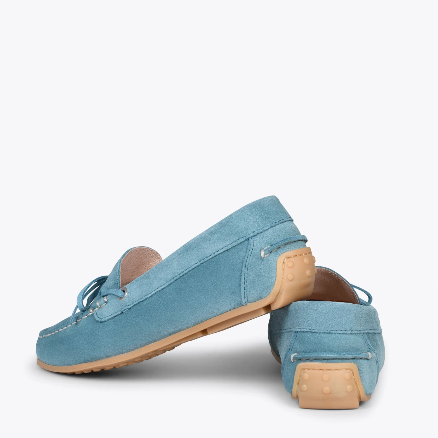 BOUCLE – Mocassins Pour Femme à Semelle Amovible BLEU – Image 3