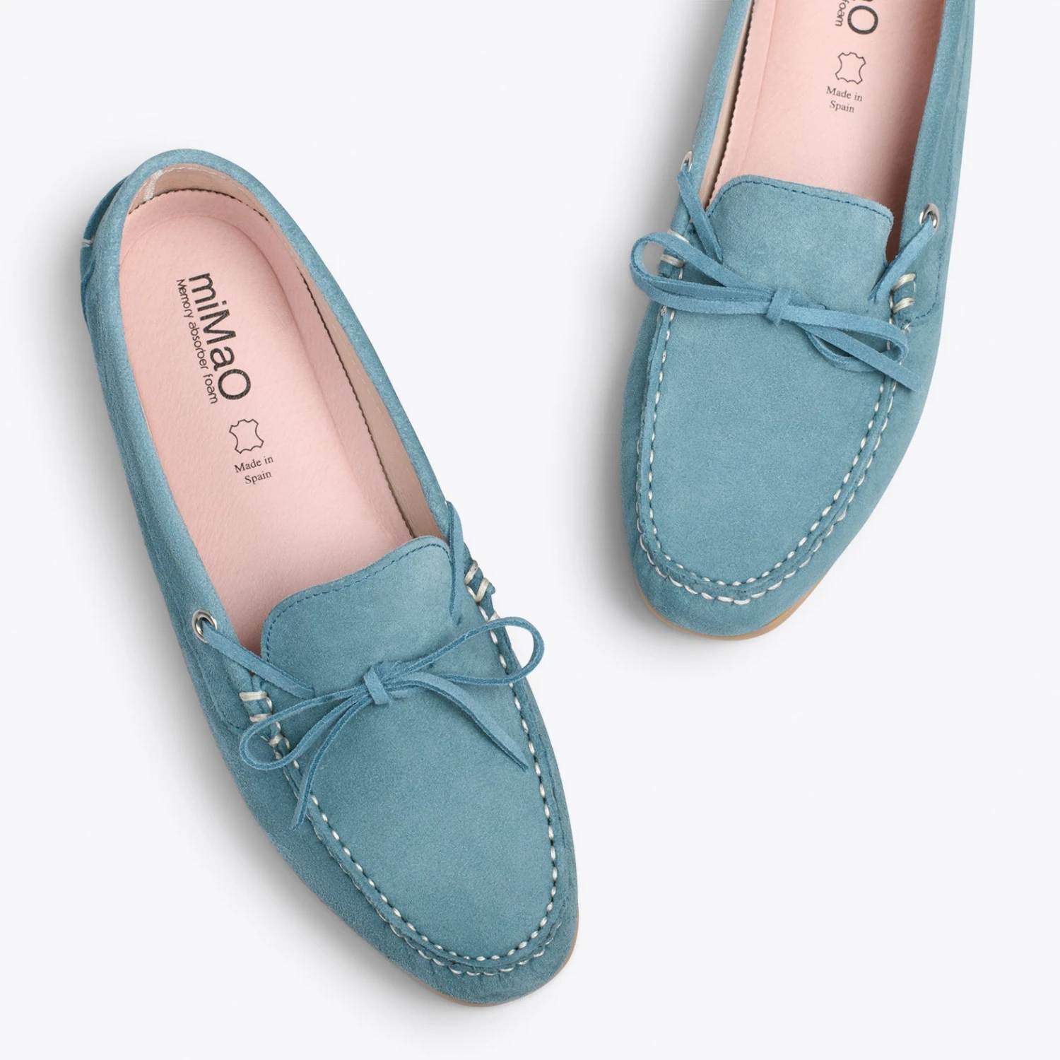 BOUCLE – Mocassins Pour Femme à Semelle Amovible BLEU – Image 2