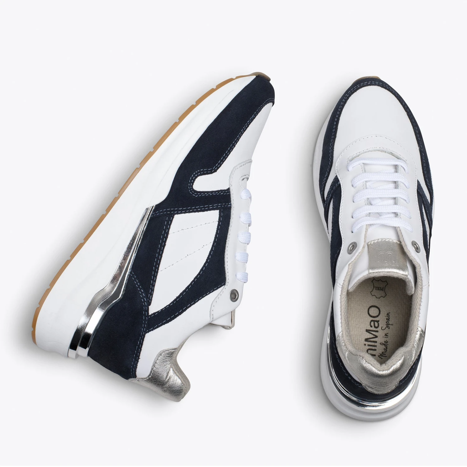 FREEDOM – Baskets Hautes à Semelle Amovible BLEU – Image 2