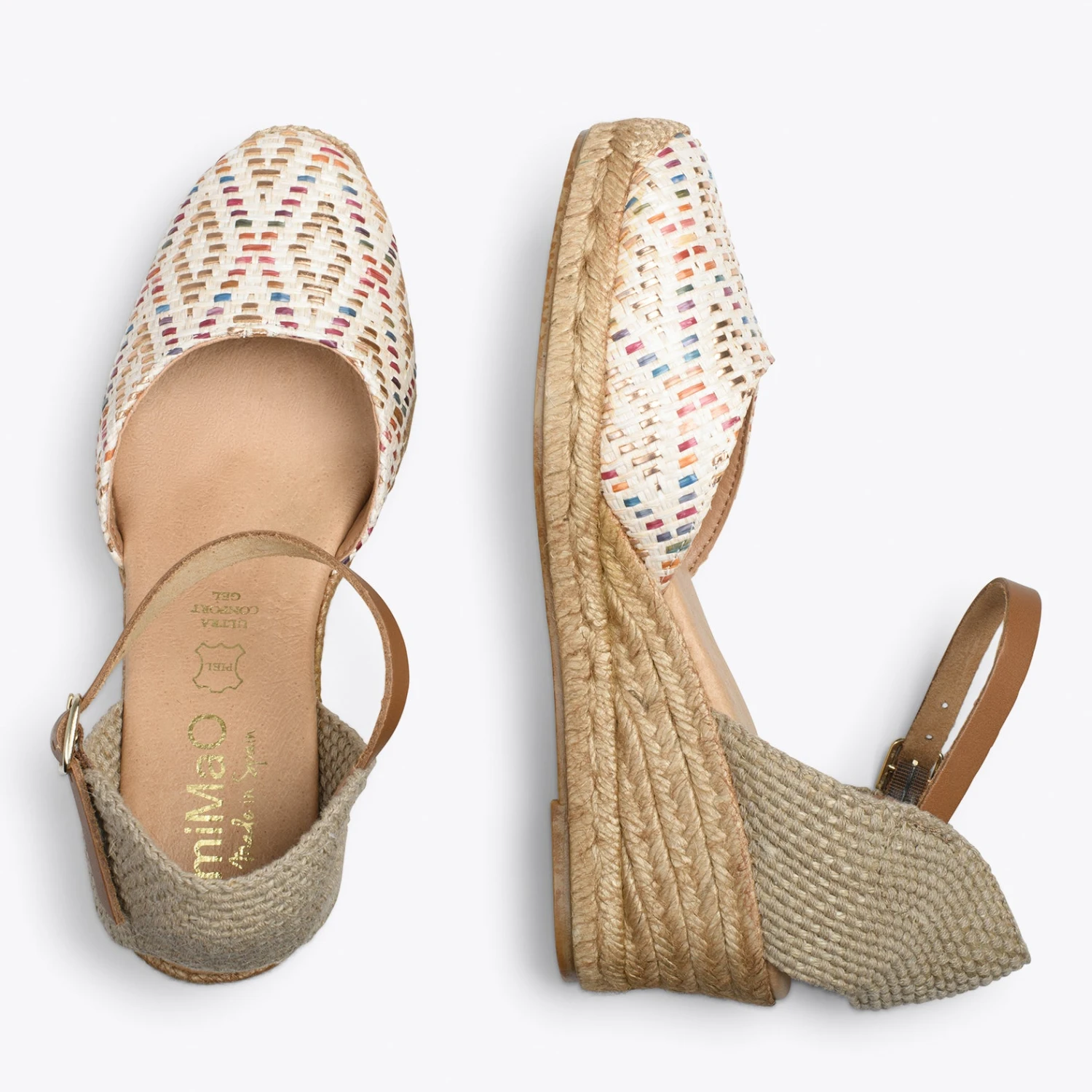 JAVEA – Espadrilles Compensées En Raphia OS – Image 2