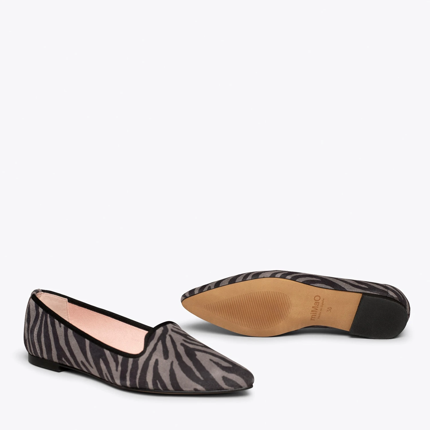 SLIPPER ZÈBRE - Slipper Animal Print GRIS ZÈBRE – Image 5