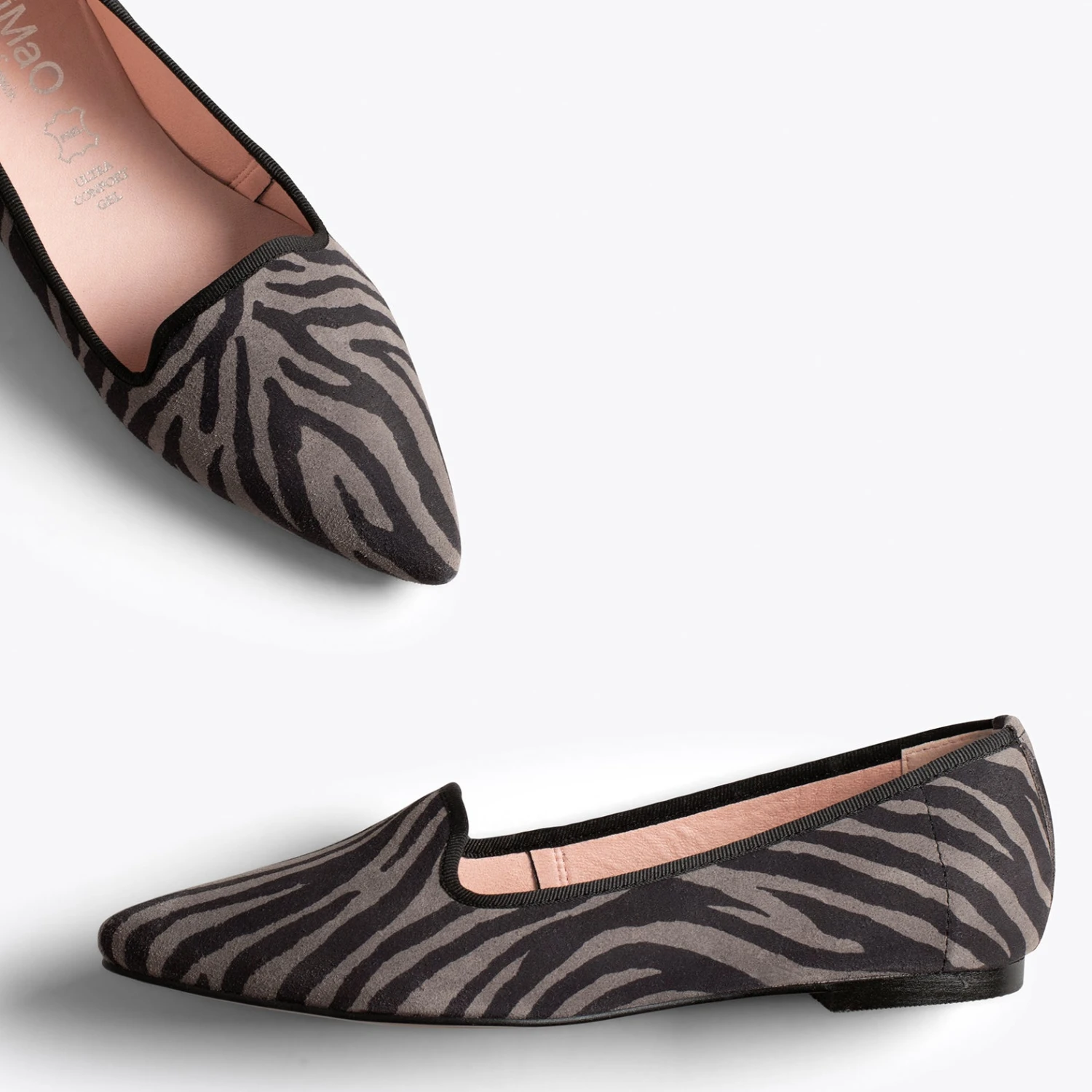 SLIPPER ZÈBRE - Slipper Animal Print GRIS ZÈBRE – Image 2