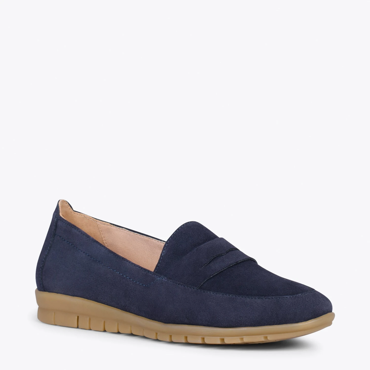 360 – Mocassins Avec Masque Et Compensé Interne BLEU MARINE – Image 4