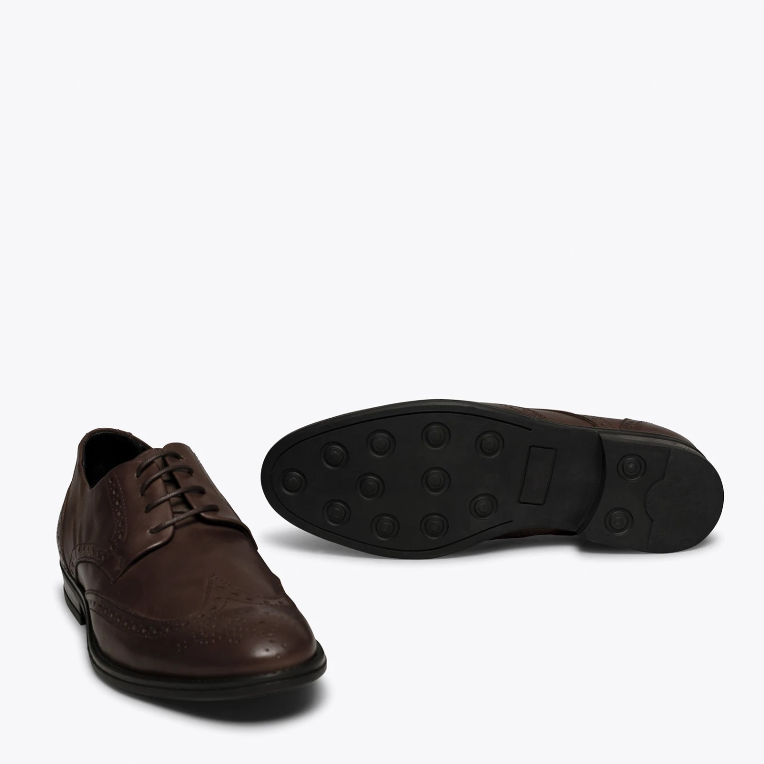 OXFORD - Chaussure Homme CHOCOLAT Avec Coupe Anglaise – Image 5
