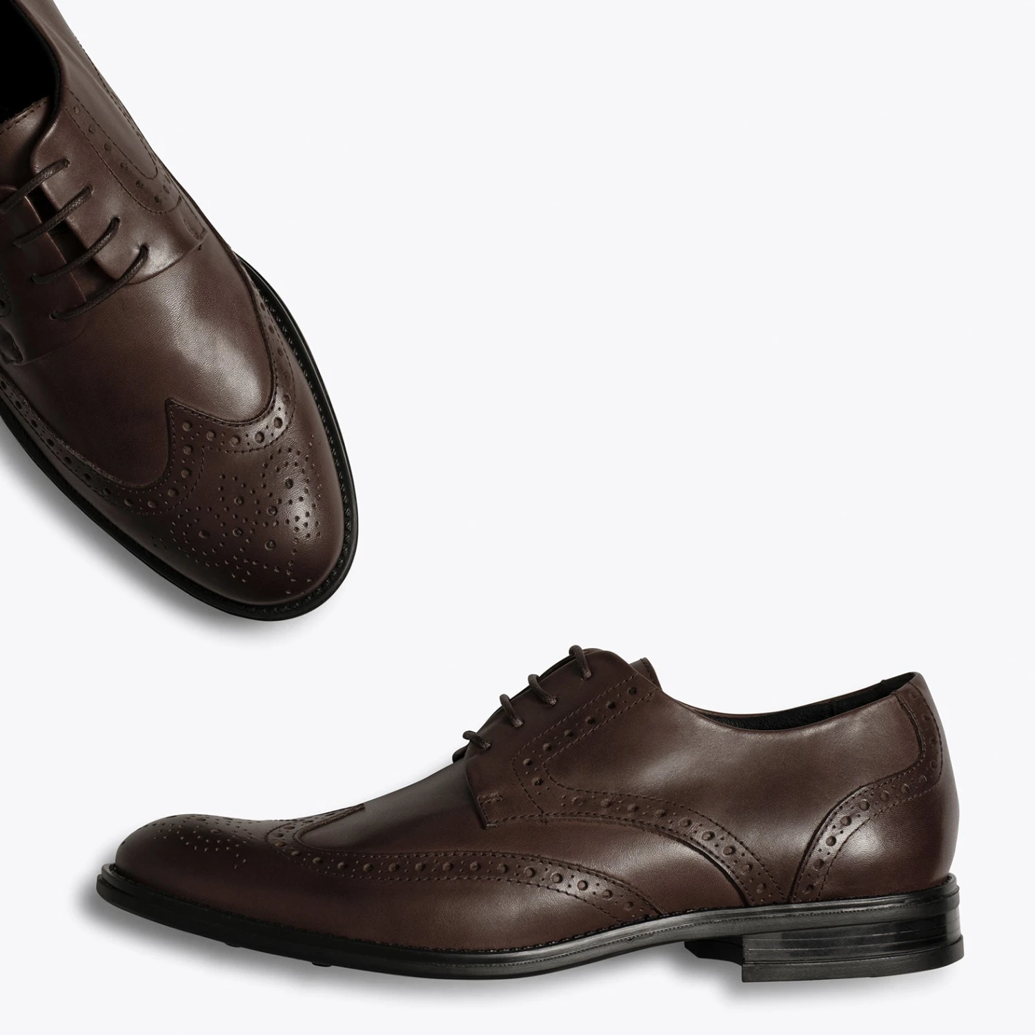 OXFORD - Chaussure Homme CHOCOLAT Avec Coupe Anglaise – Image 3