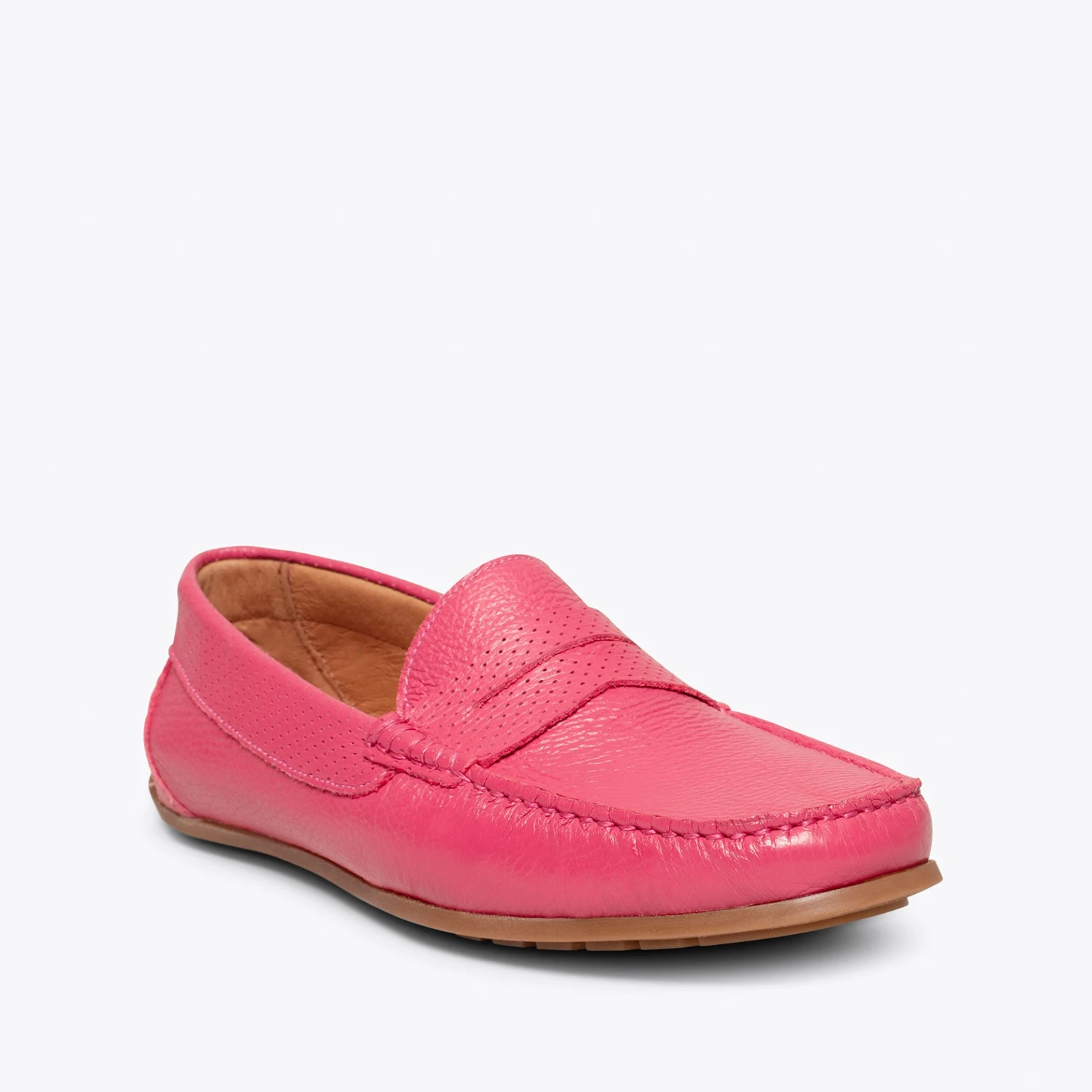 MOCASSIN - Mocassin En Cuir Décontracté Pour Homme ROSE – Image 6