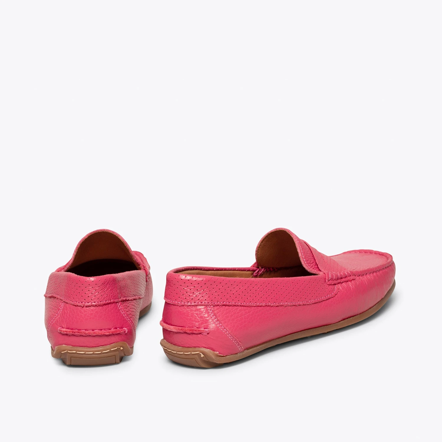 MOCASSIN - Mocassin En Cuir Décontracté Pour Homme ROSE – Image 4