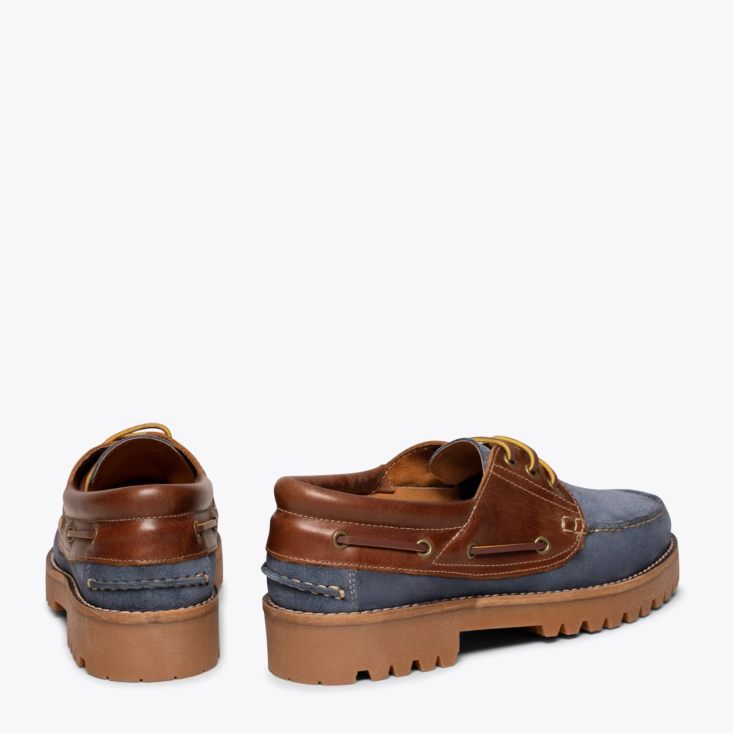 CHAUSSURE BATEAU - Mocassins Bateau Homme En Cuir BLEU â Image 4