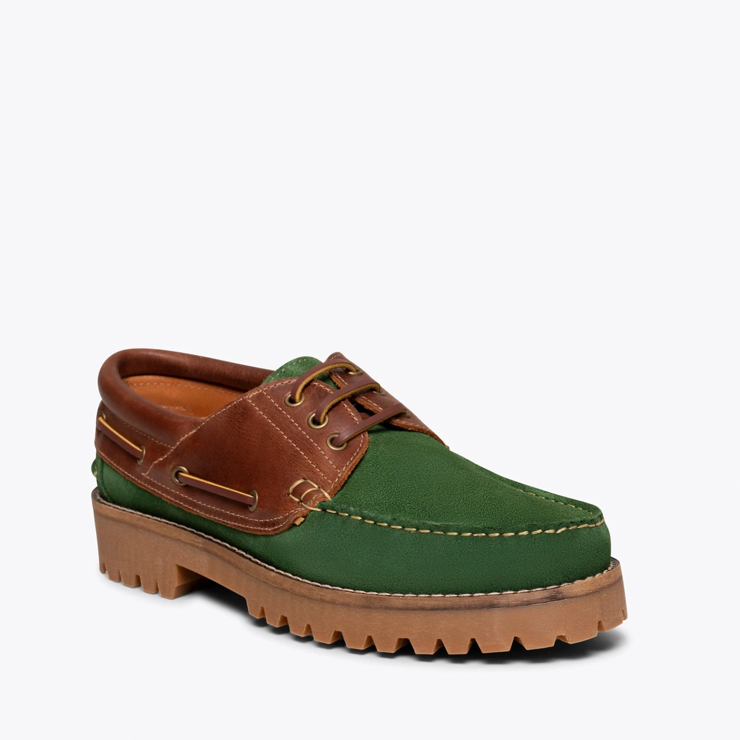 CHAUSSURE BATEAU - Mocassins Bateau Homme En Cuir VERT – Image 5