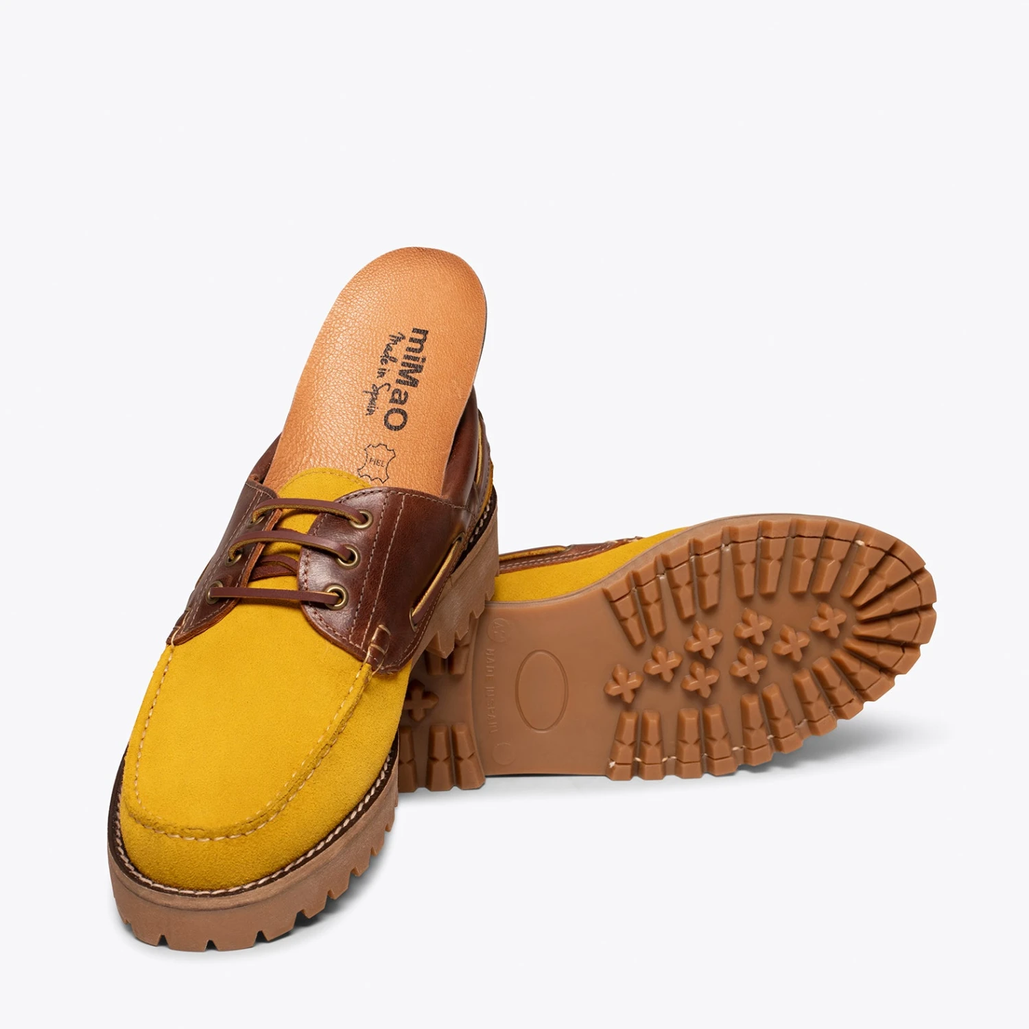 CHAUSSURE BATEAU - Mocassins Bateau Homme En Cuir MOUTARDE â Image 6