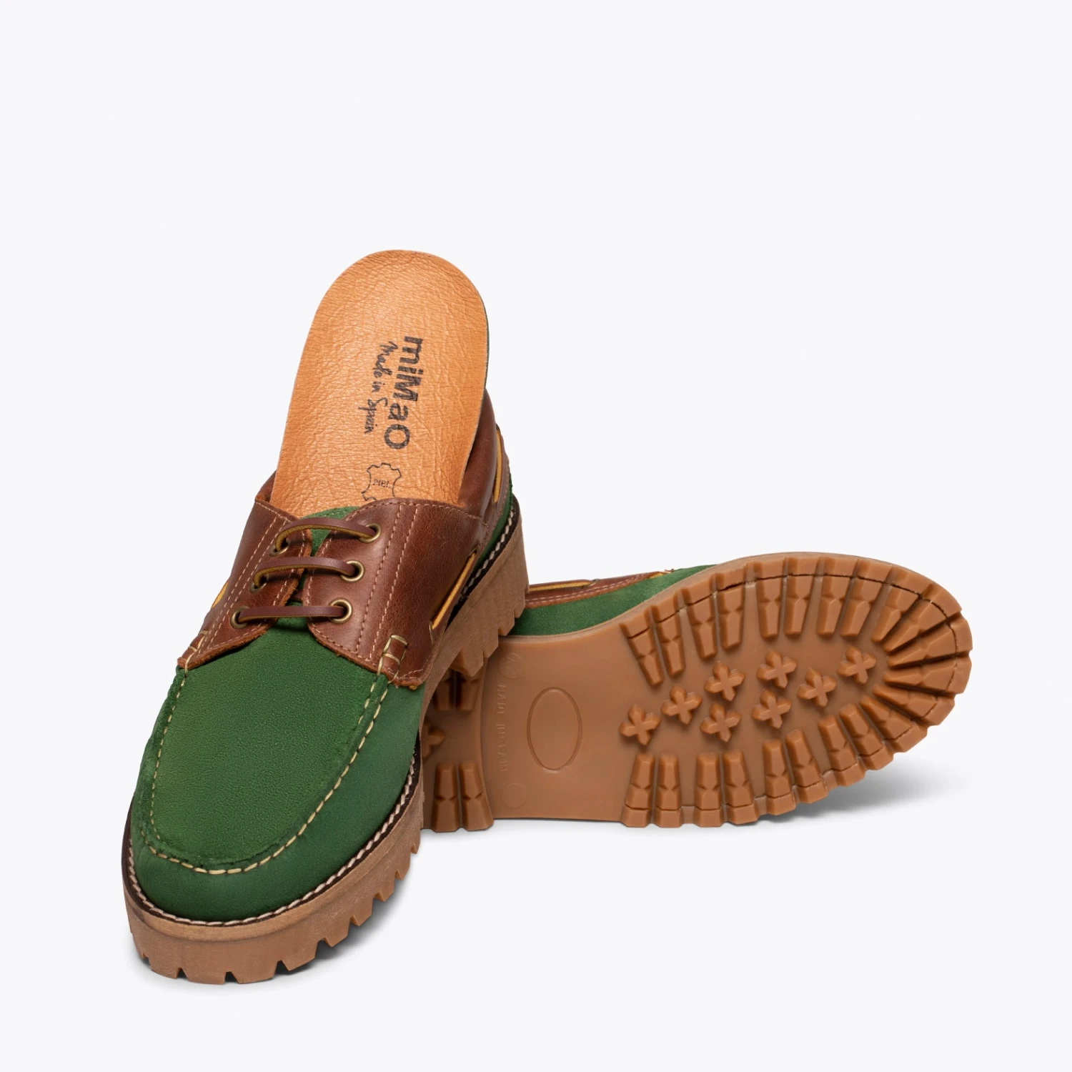 CHAUSSURE BATEAU - Mocassins Bateau Homme En Cuir VERT – Image 6