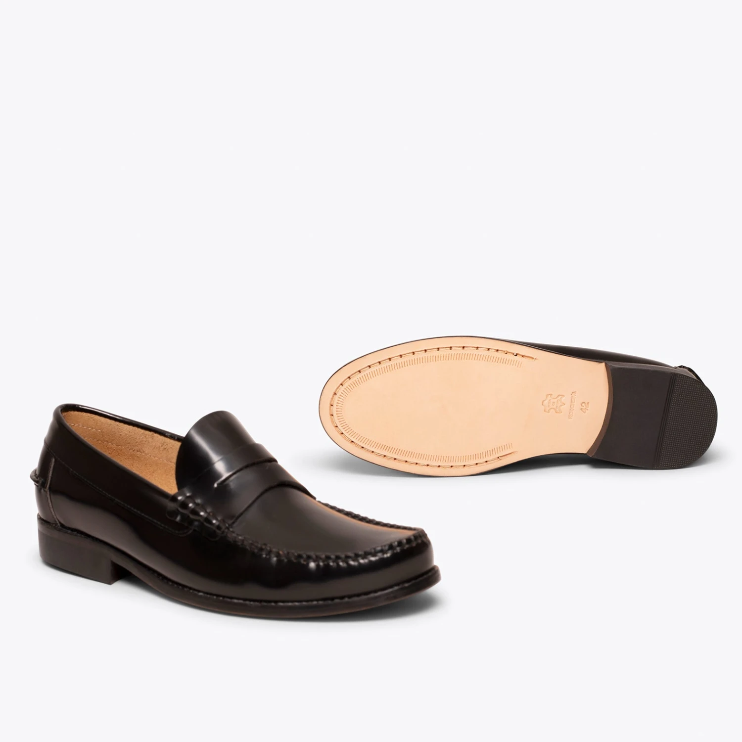 CASTELLANO - Mocassin NOIR Pour Homme En Cuir Florentic – Image 6