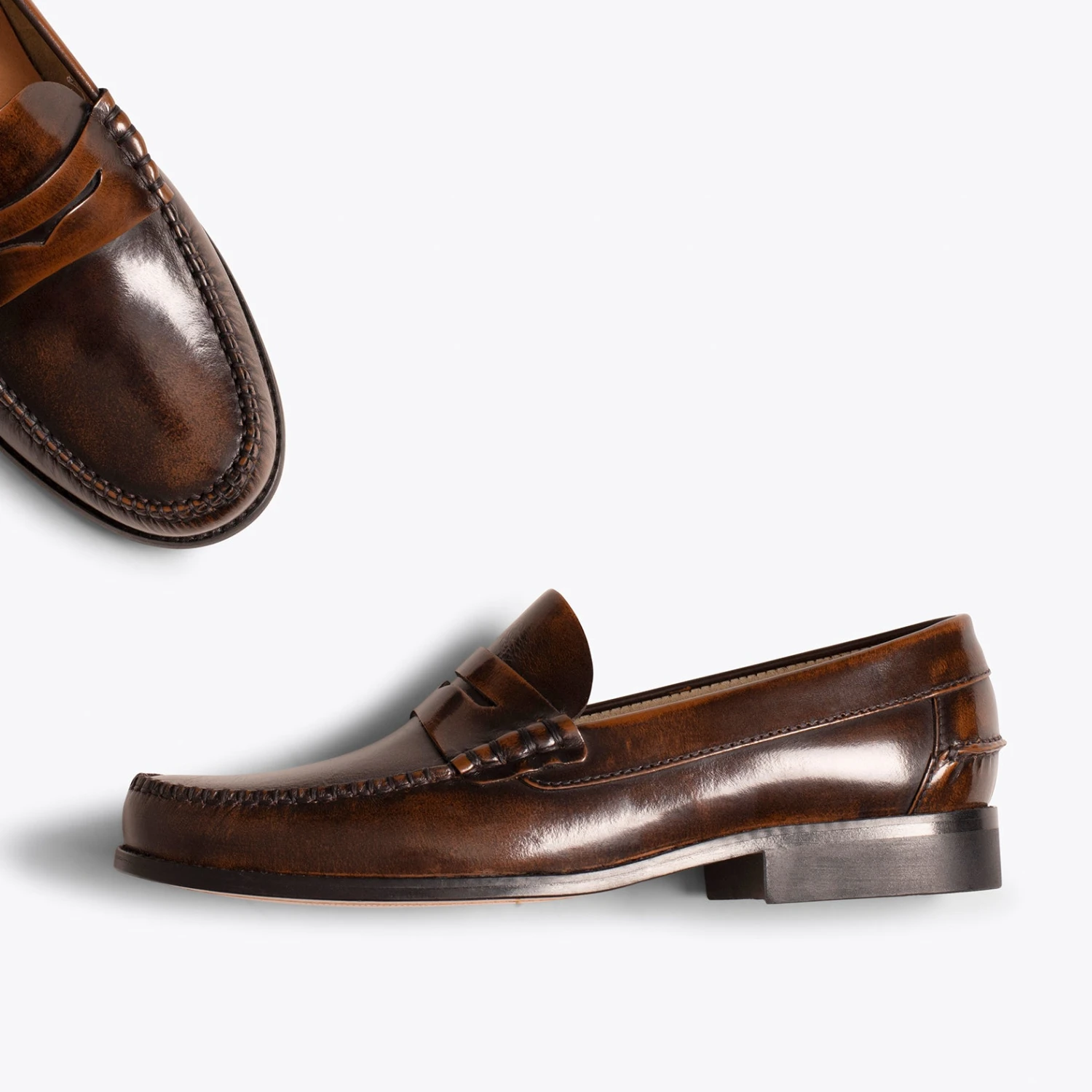 CASTELLANO - Mocassin MARRON Pour Homme En Cuir Florentic – Image 3