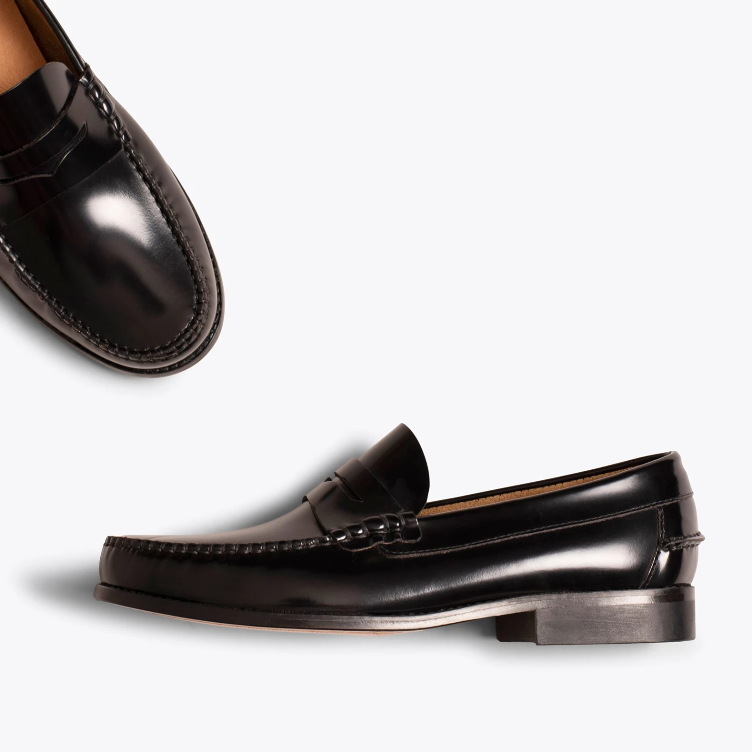 CASTELLANO - Mocassin NOIR Pour Homme En Cuir Florentic – Image 3