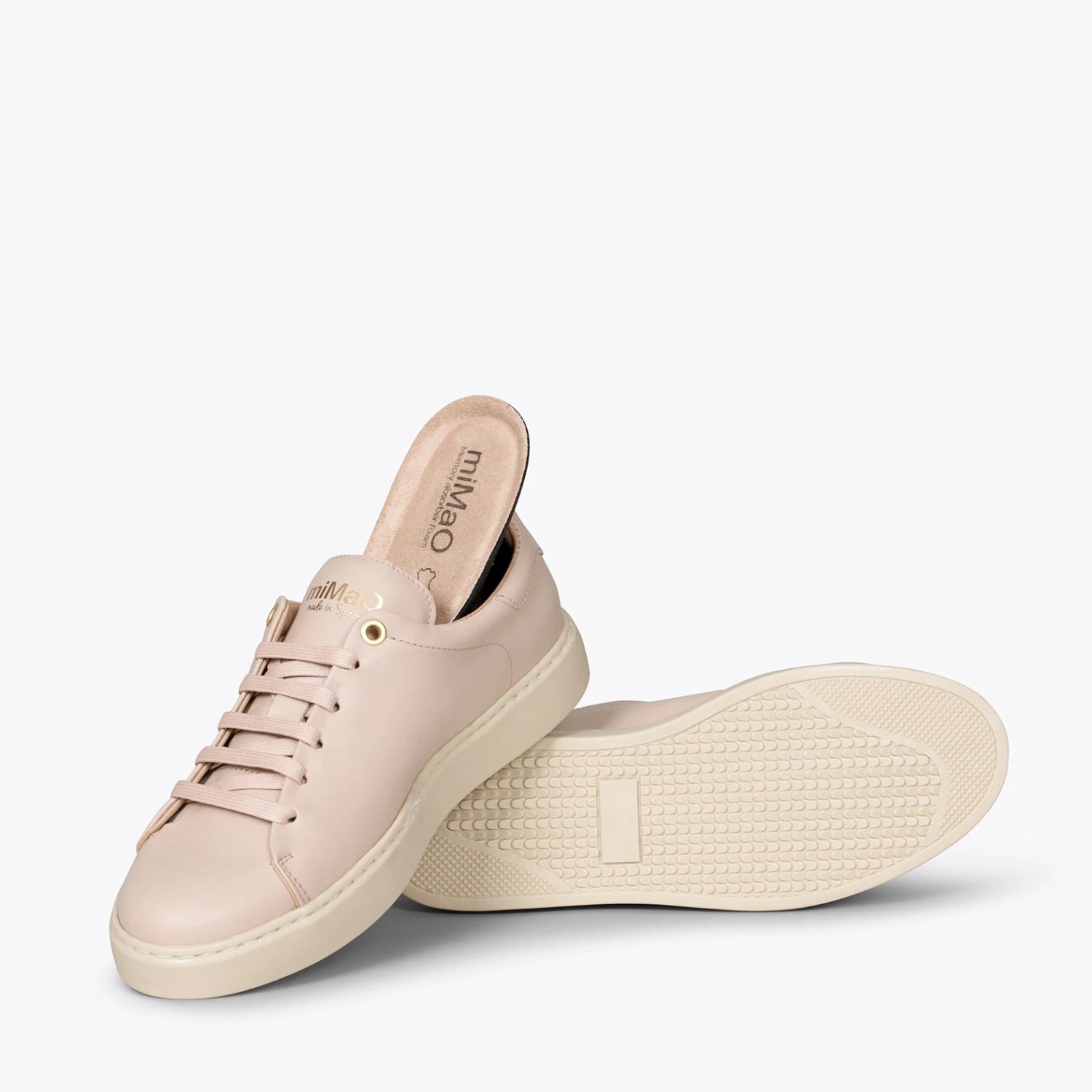 SKATE - Baskets NUDE Casual En Cuir – Image 5