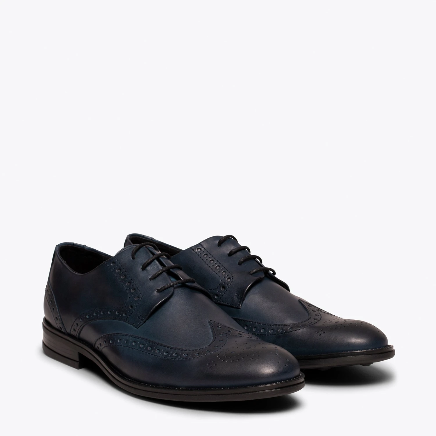 OXFORD - Chaussure Homme BLEU MARINE Avec Coupe Anglaise – Image 2