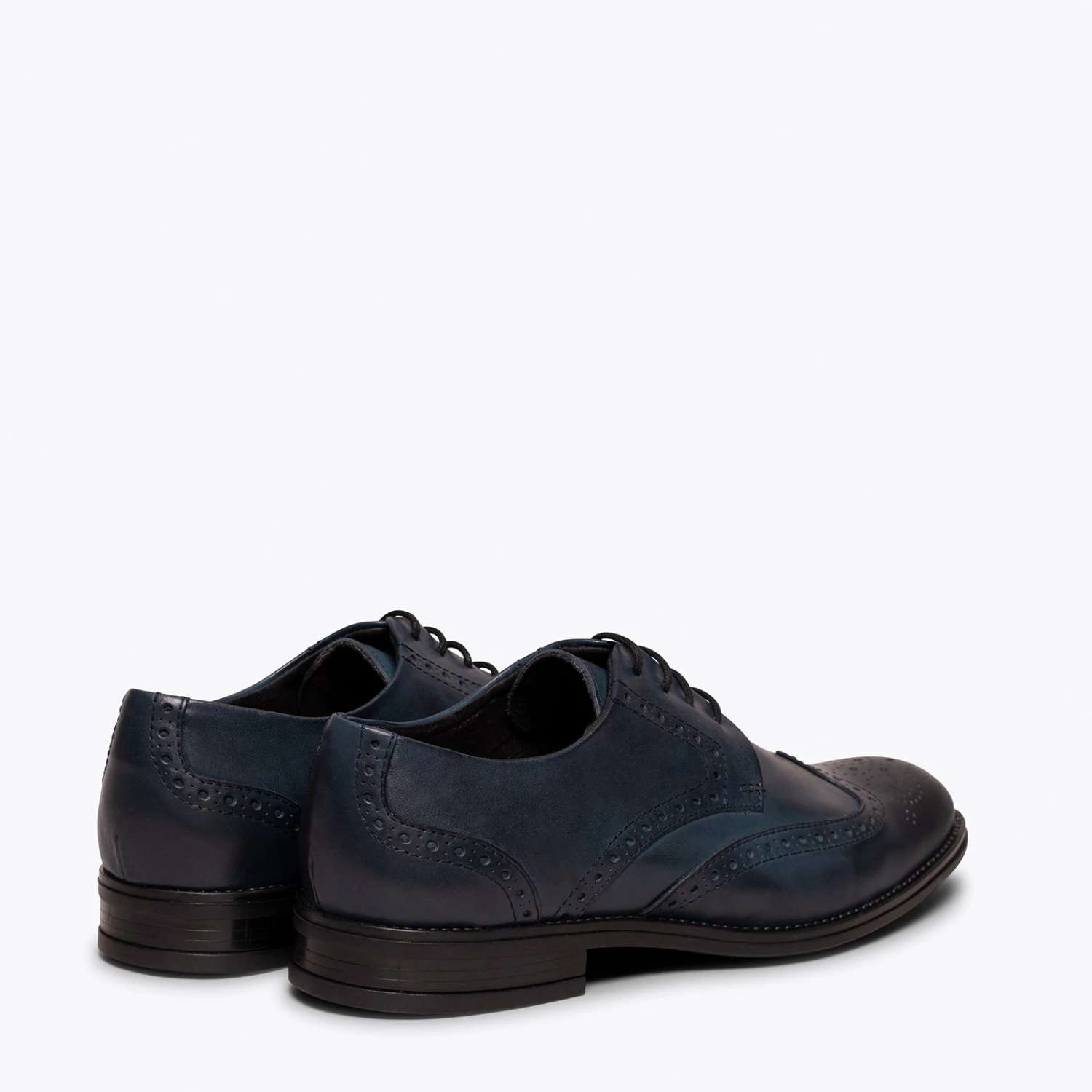 OXFORD - Chaussure Homme BLEU MARINE Avec Coupe Anglaise – Image 4