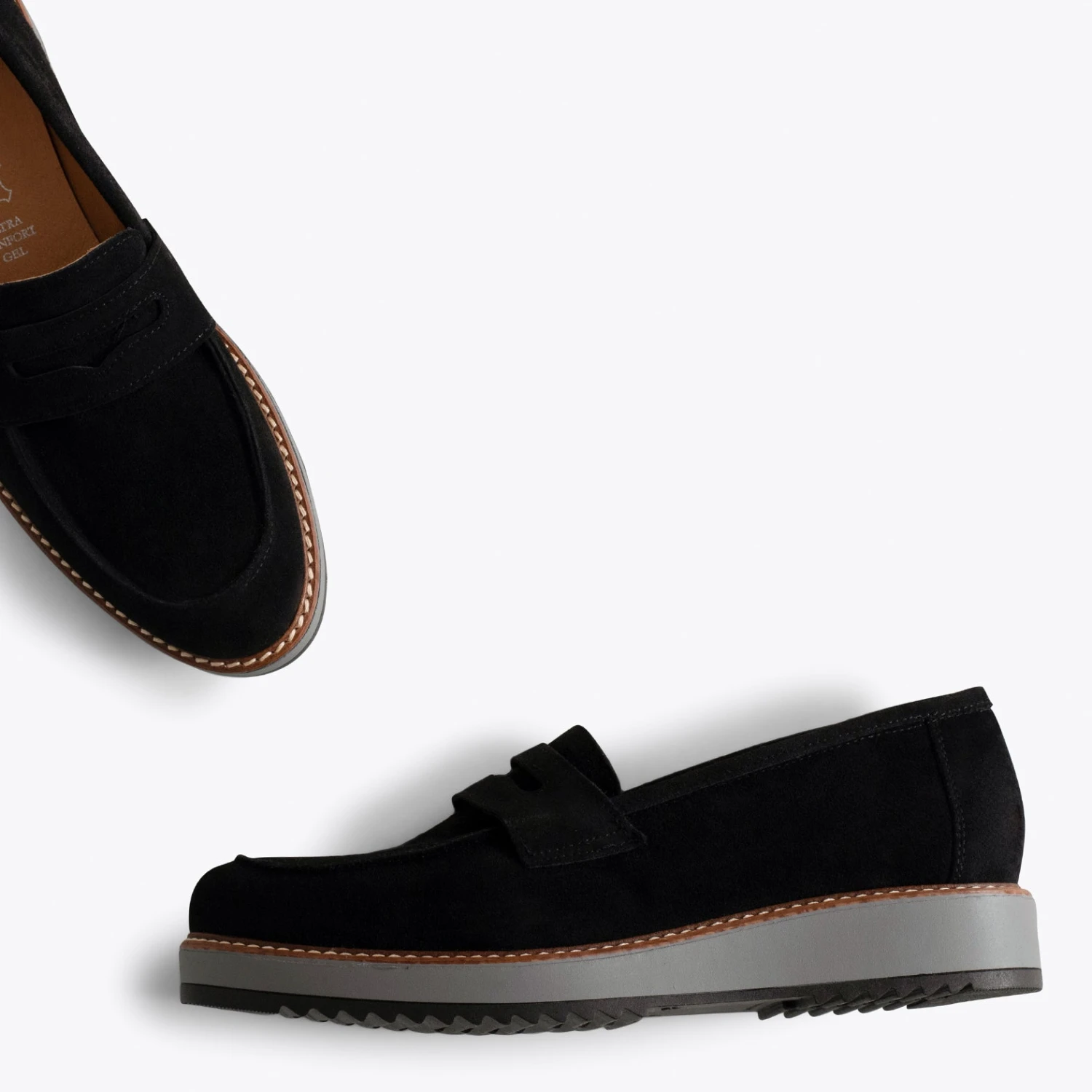 CASUAL - Mocassins Pour Femmes Avec Plateforme NOIR – Image 2