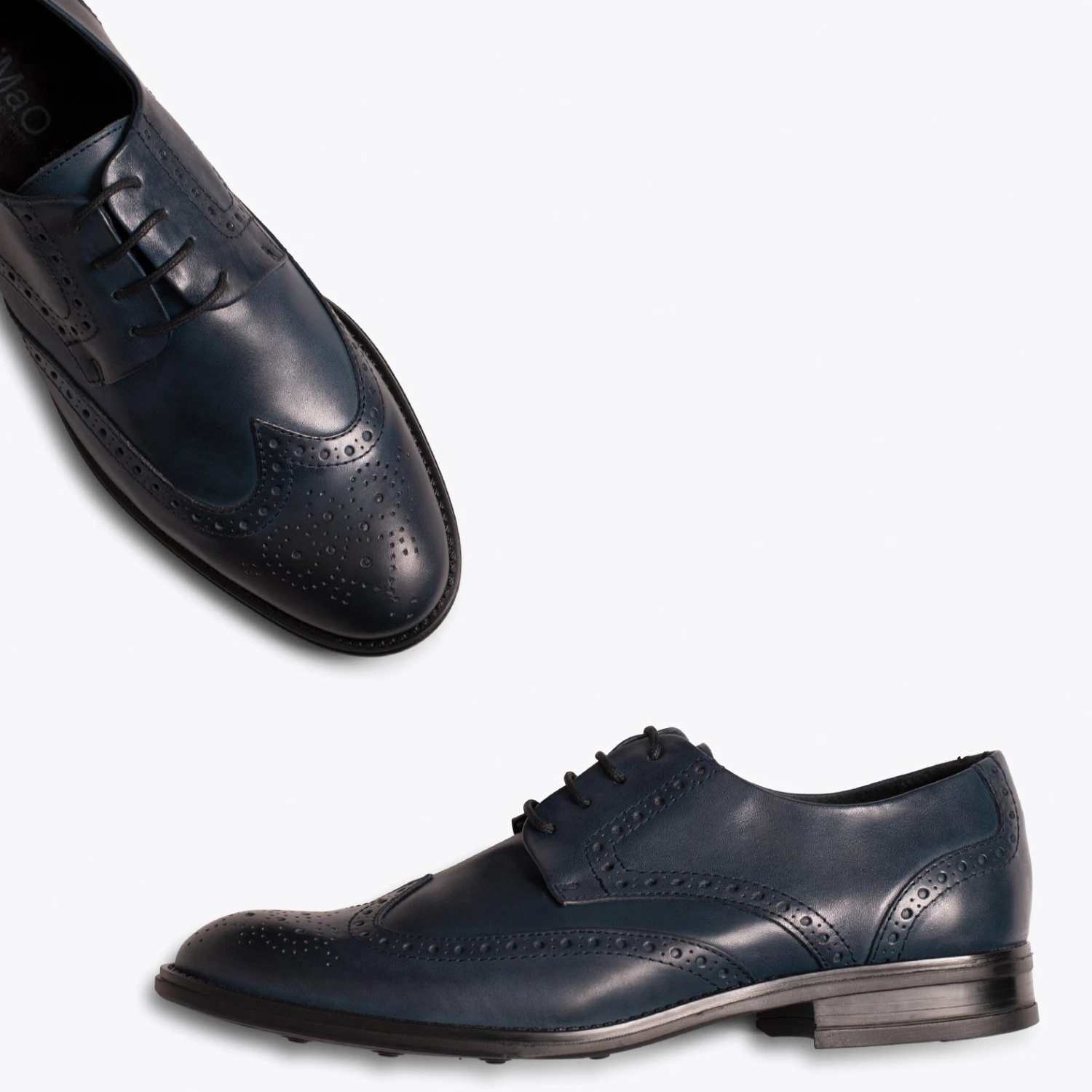OXFORD - Chaussure Homme BLEU MARINE Avec Coupe Anglaise – Image 3