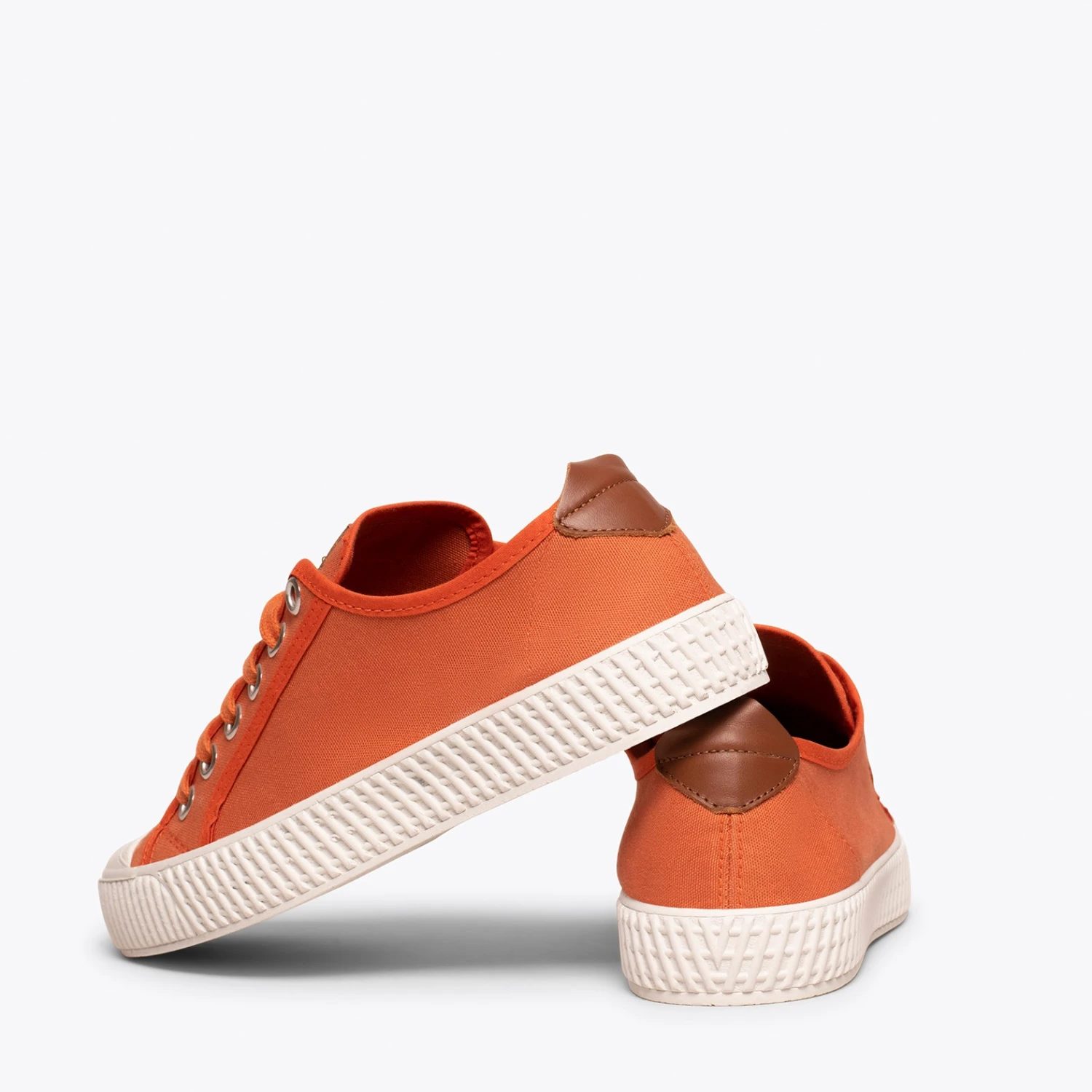 BASKET - Chaussures En Toile Pour Femme ORANGE – Image 4