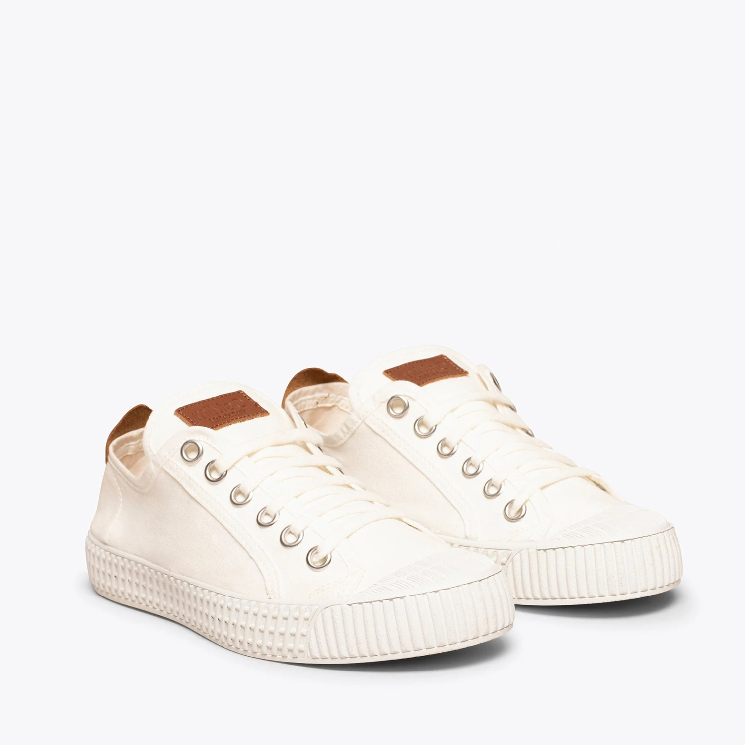 BASKET - Chaussures En Toile Pour Femme BLANC – Image 2