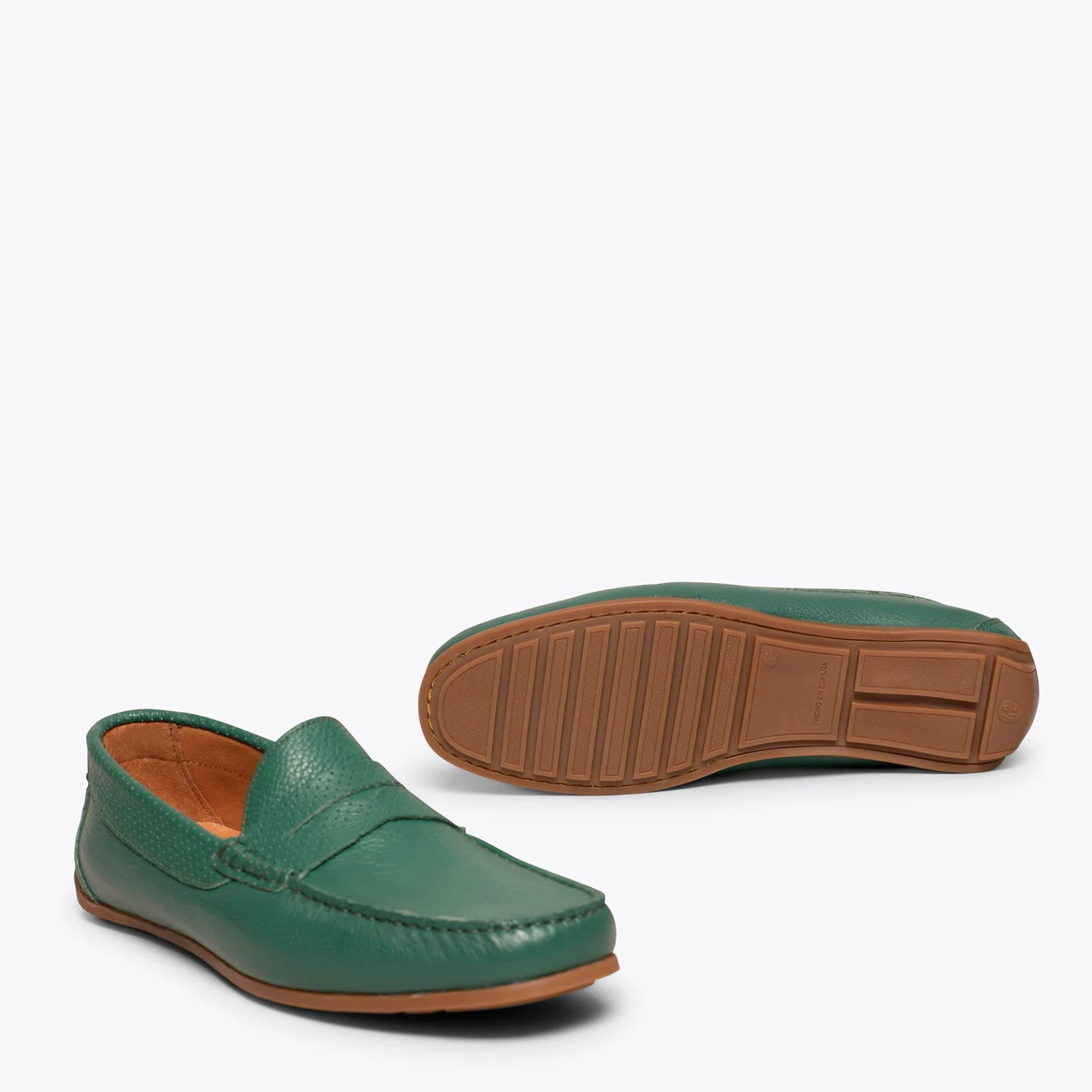 MOCASSIN - Mocassin En Cuir Décontracté Pour Homme VERT – Image 6