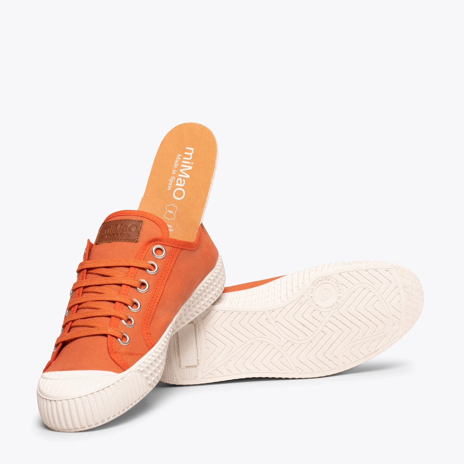 BASKET - Chaussures En Toile Pour Femme ORANGE – Image 6