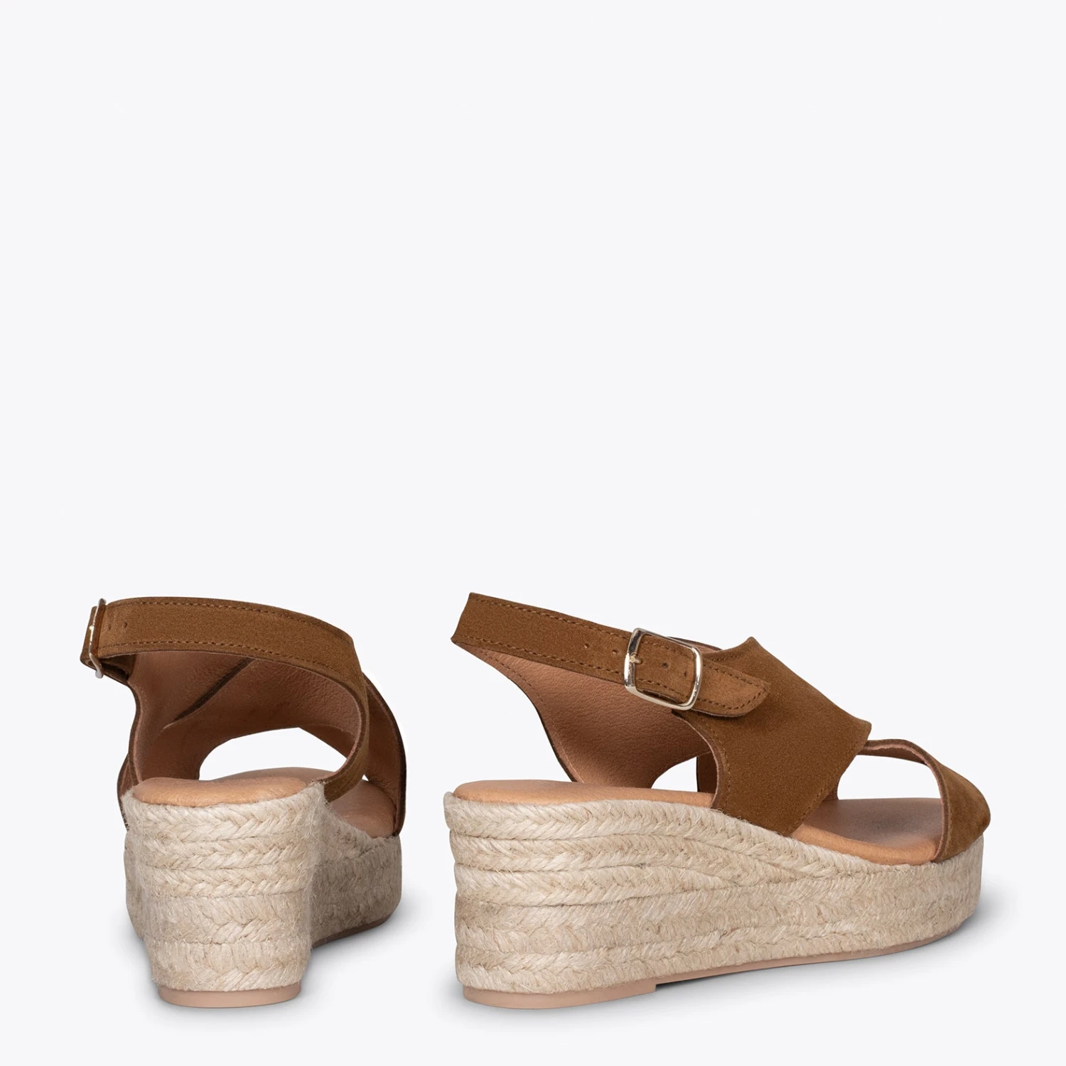 LAGOS - Espadrilles à Brides Croisées MARRON – Image 3