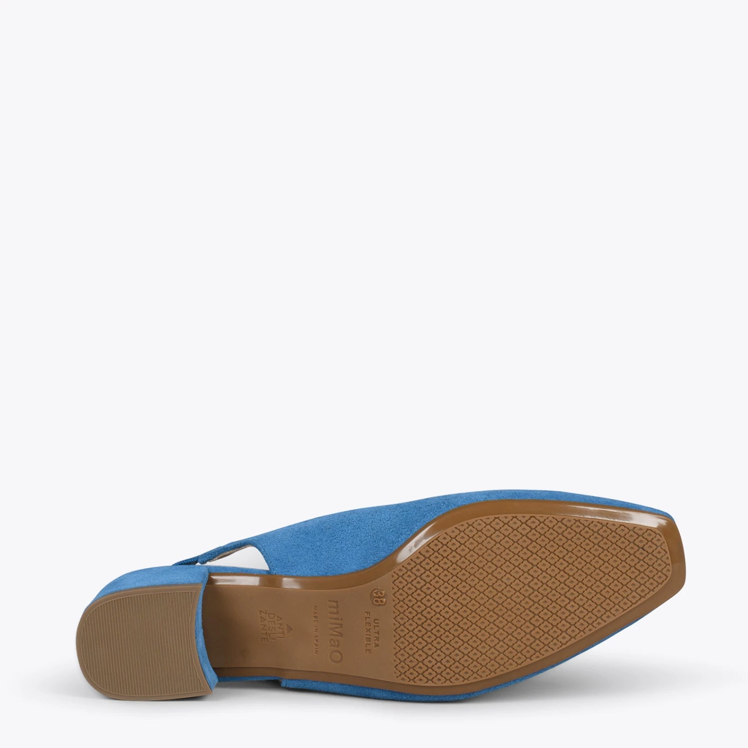 URBAN LADY – Escarpins à Talon Moyen à Bride Arrière BLEU – Image 5