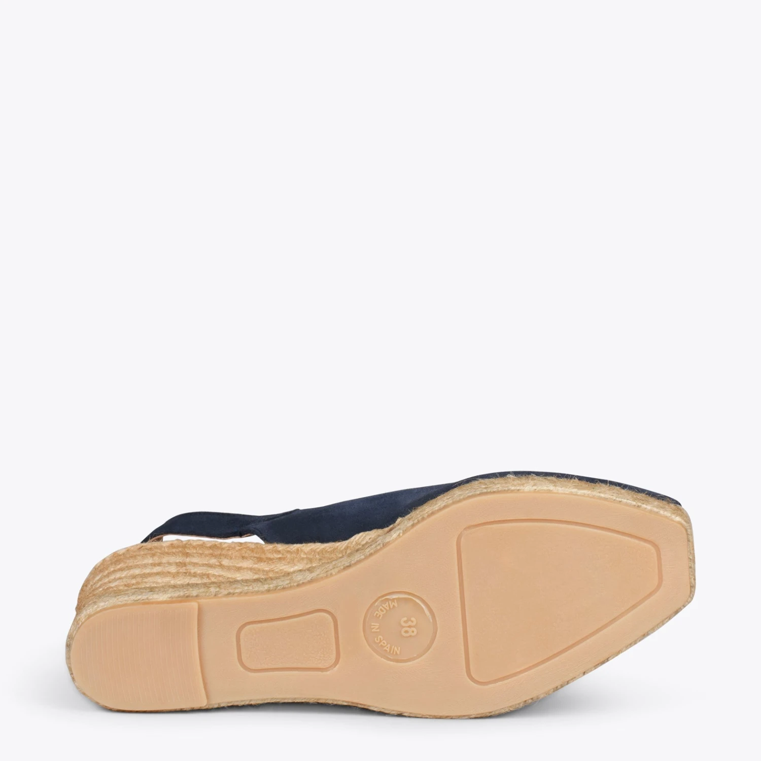 MOJACAR – Espadrilles Compensées à Bride Arrière BLEU MARINE – Image 5