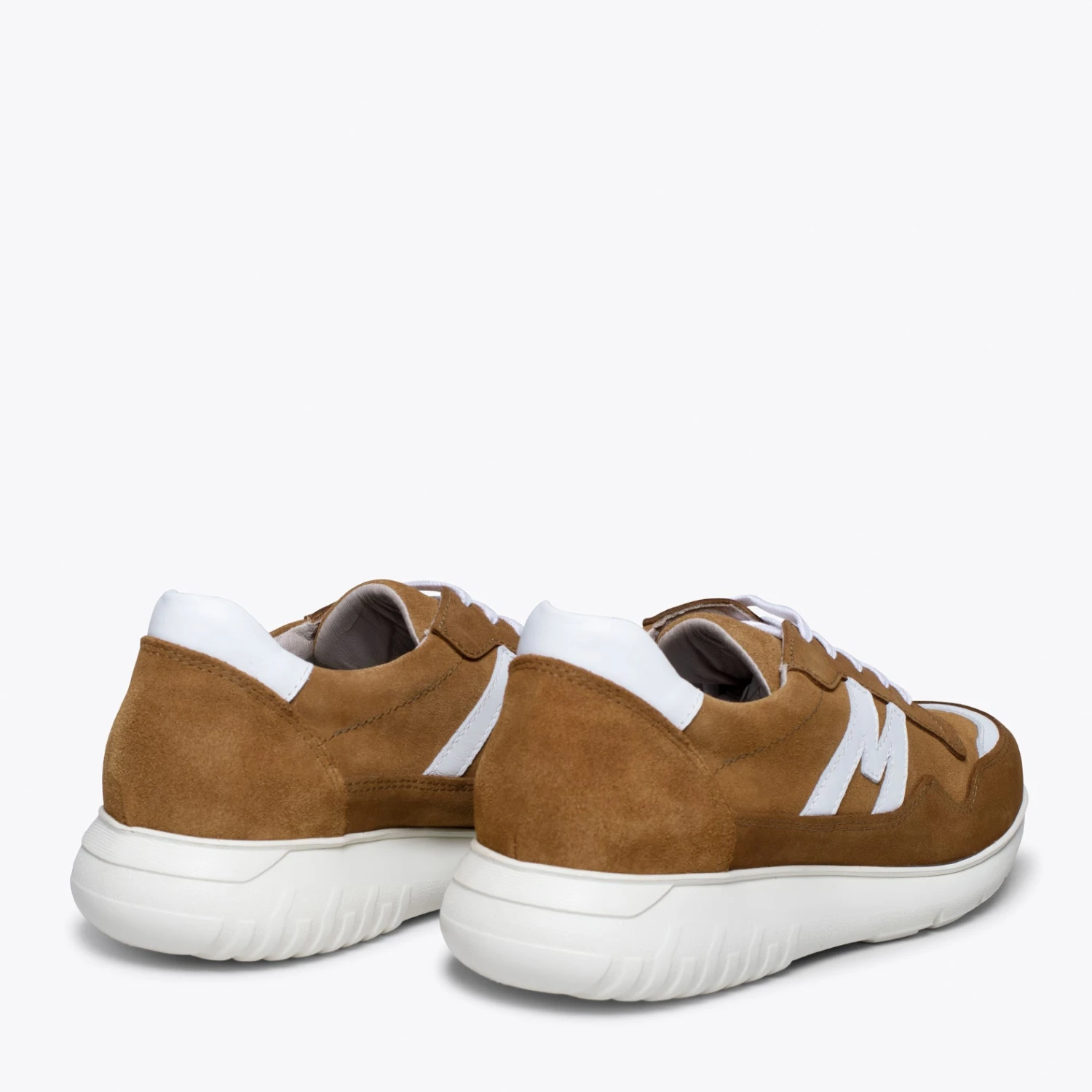 PARIS - Baskets Pour Homme CAMEL/ BLANC â Image 4